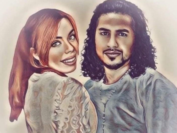 Digita lPortrait of Gemma Vasquez and Leonel Vasque