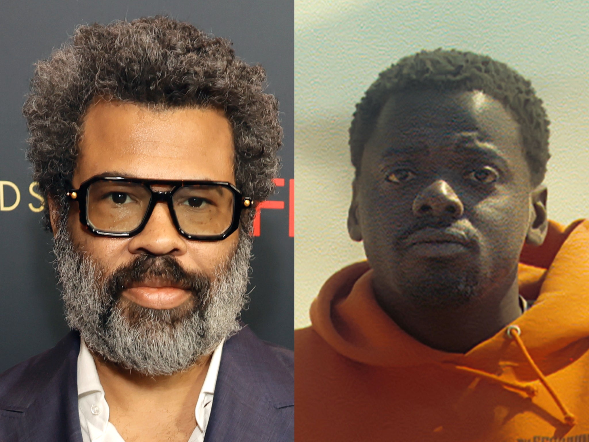 Jordan Peele (left) and Daniel Kaluuya in ‘Nope’ (right)