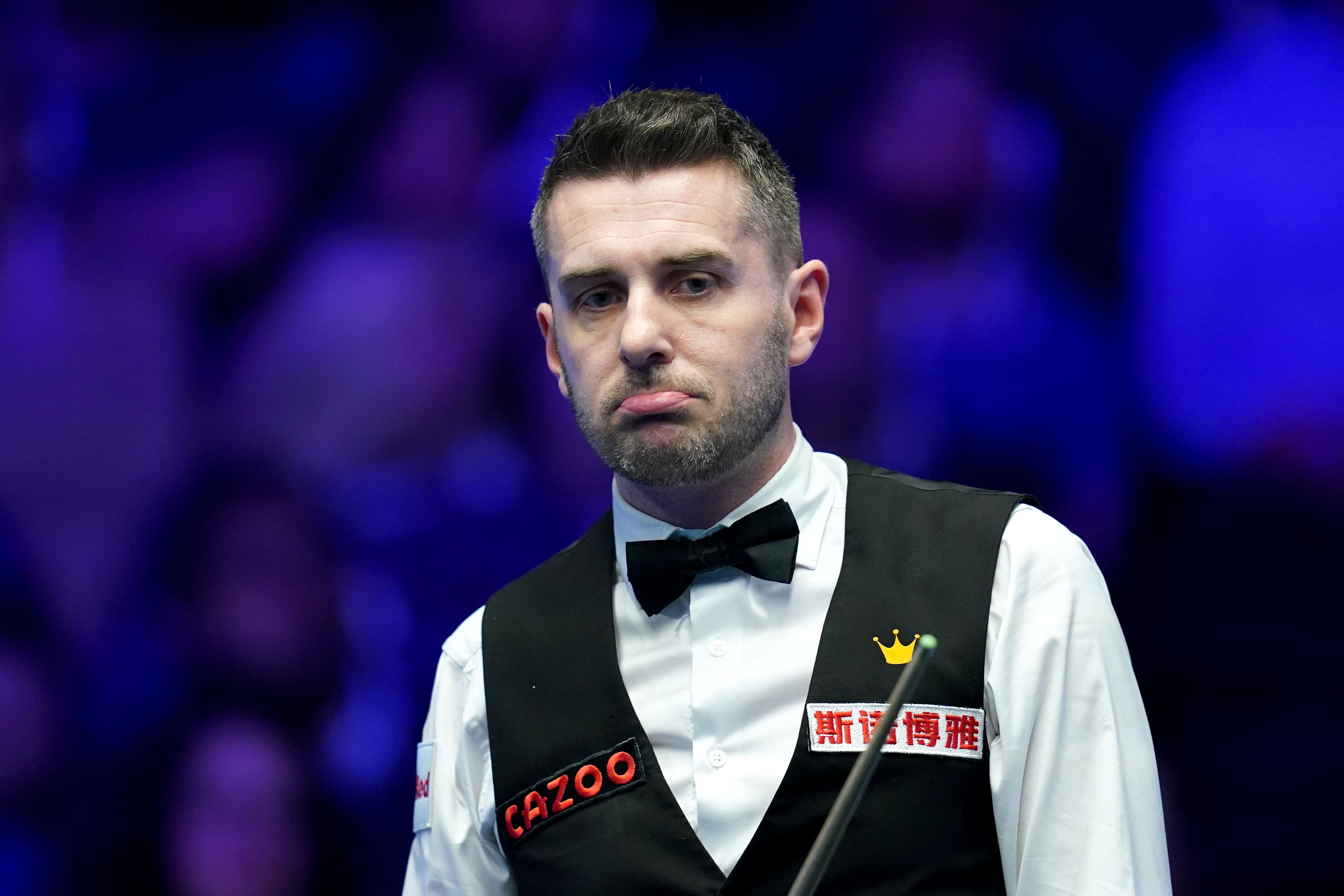 Mark Selby crashed out of the World Grand Prix (John Walton/PA)