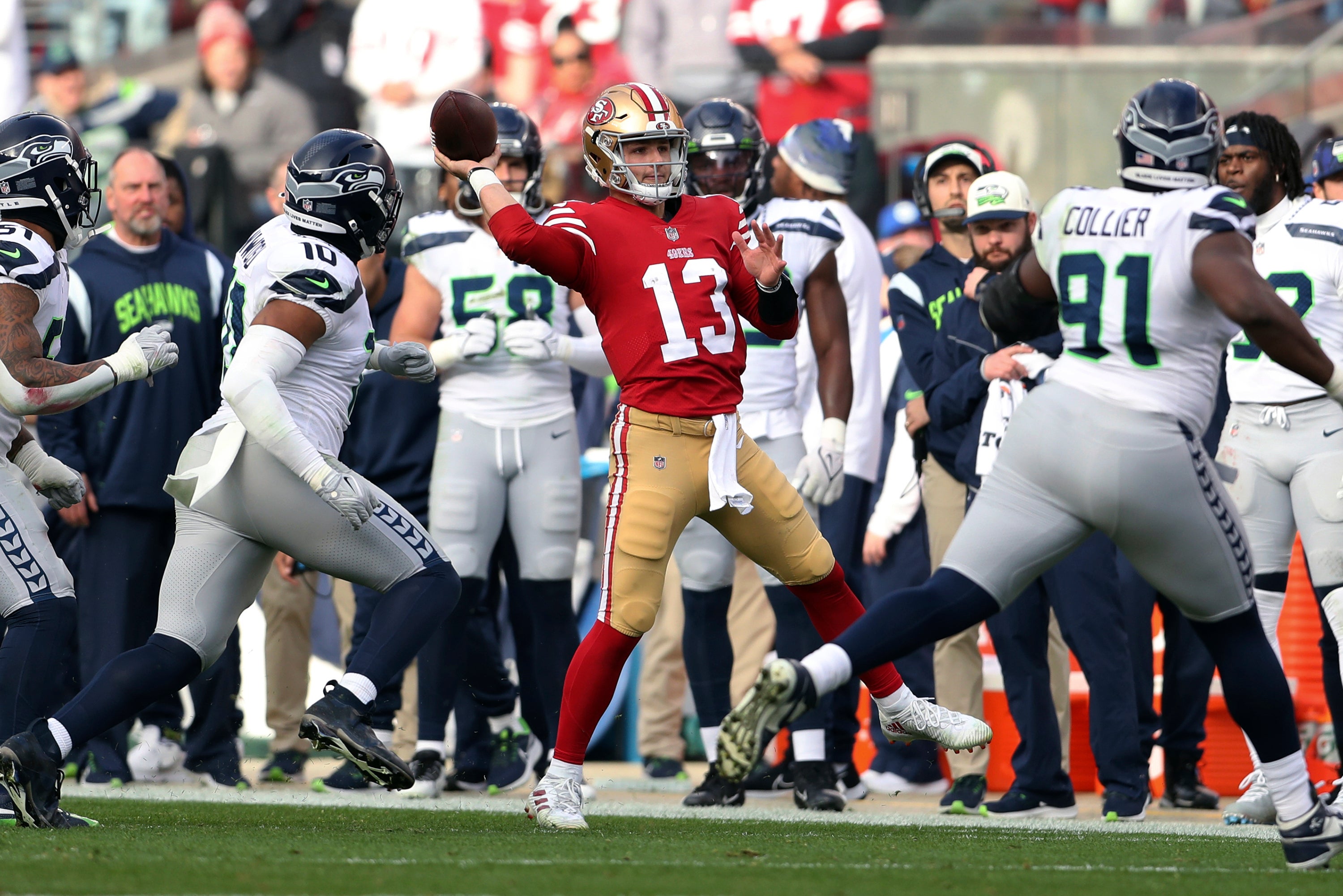 Seahawks 49ers Football