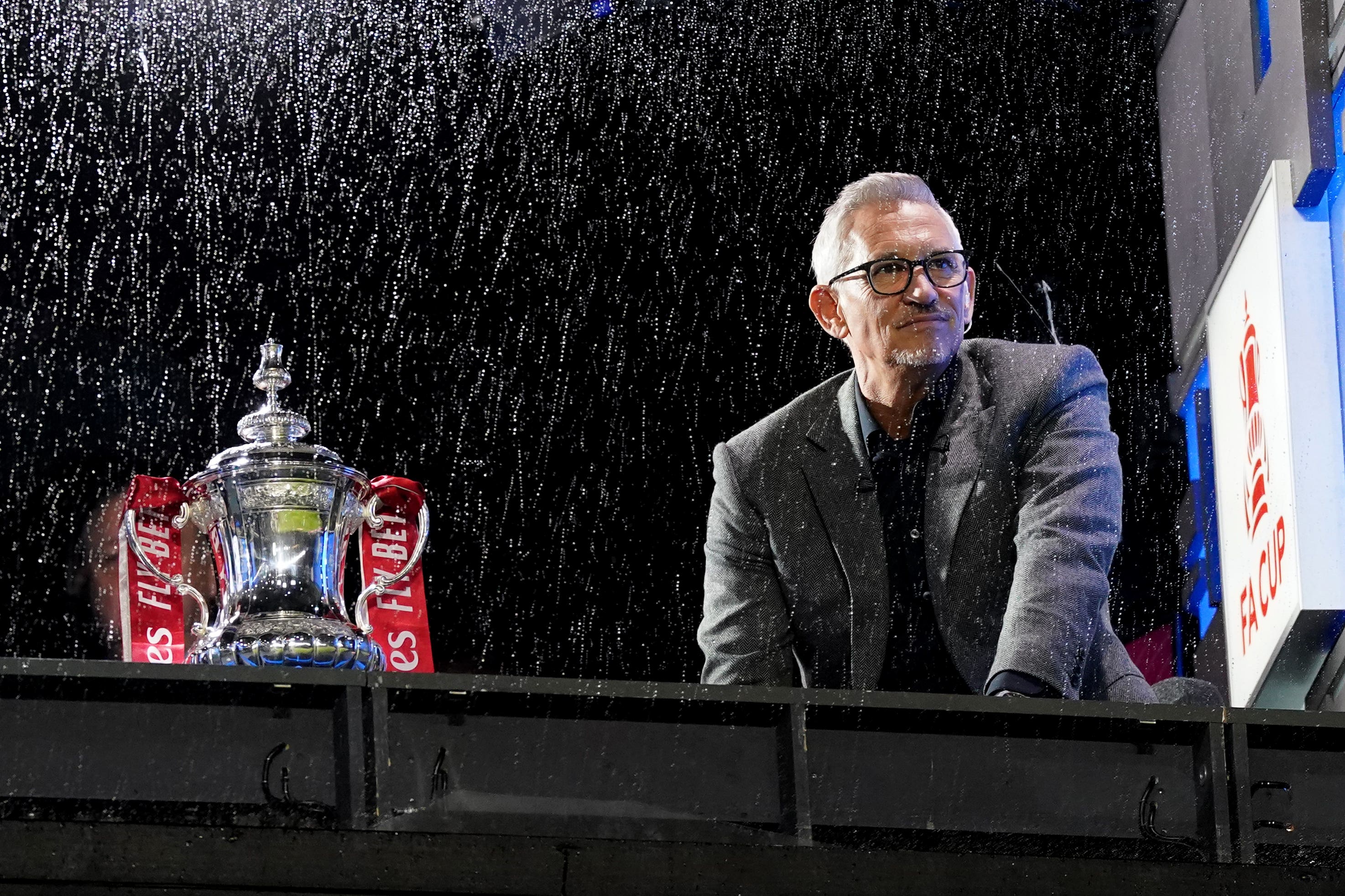 The stunt occurred during coverage of an FA Cup clash (Nick Potts/PA)