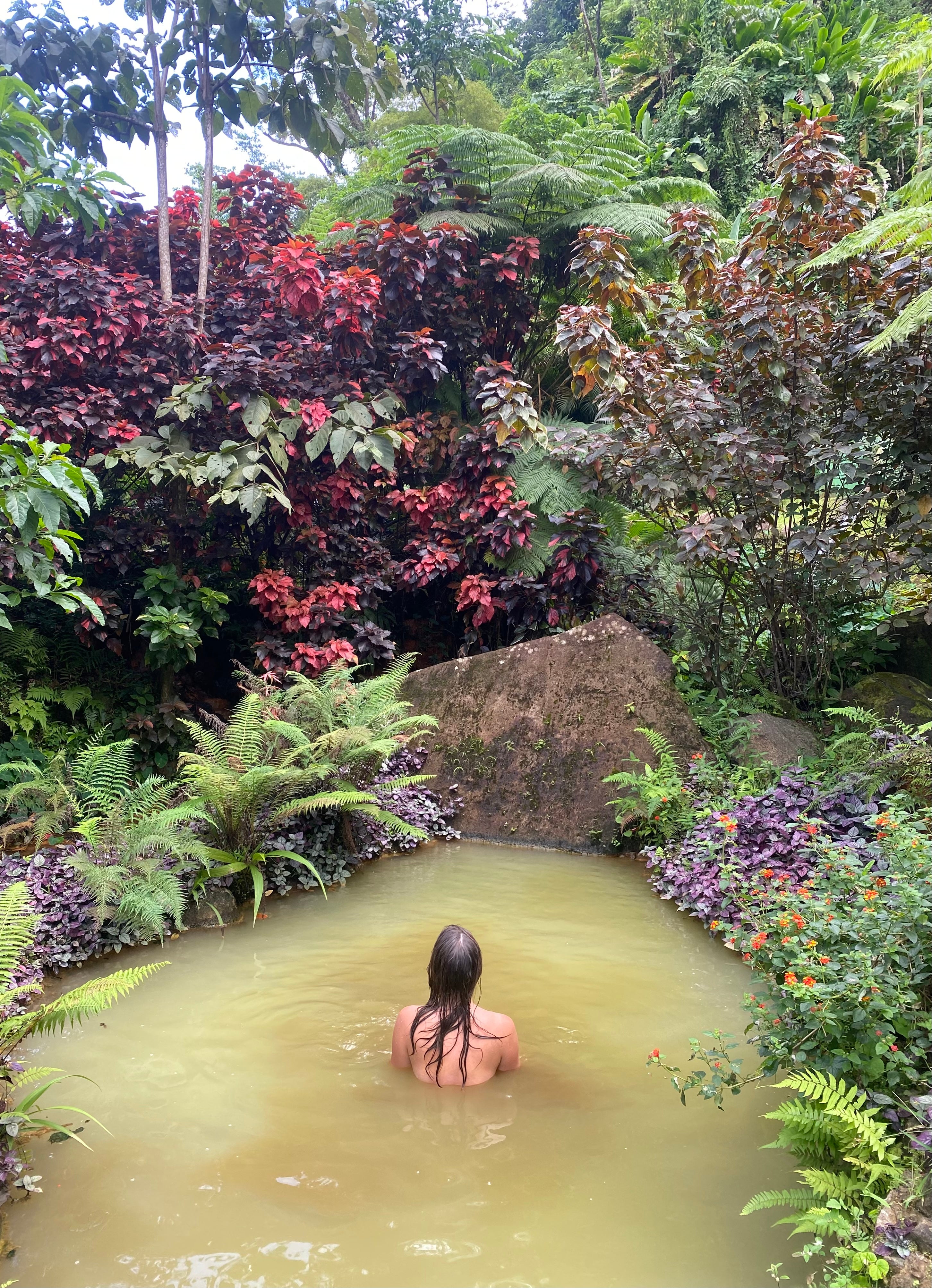 Soak it up by bathing in hot springs