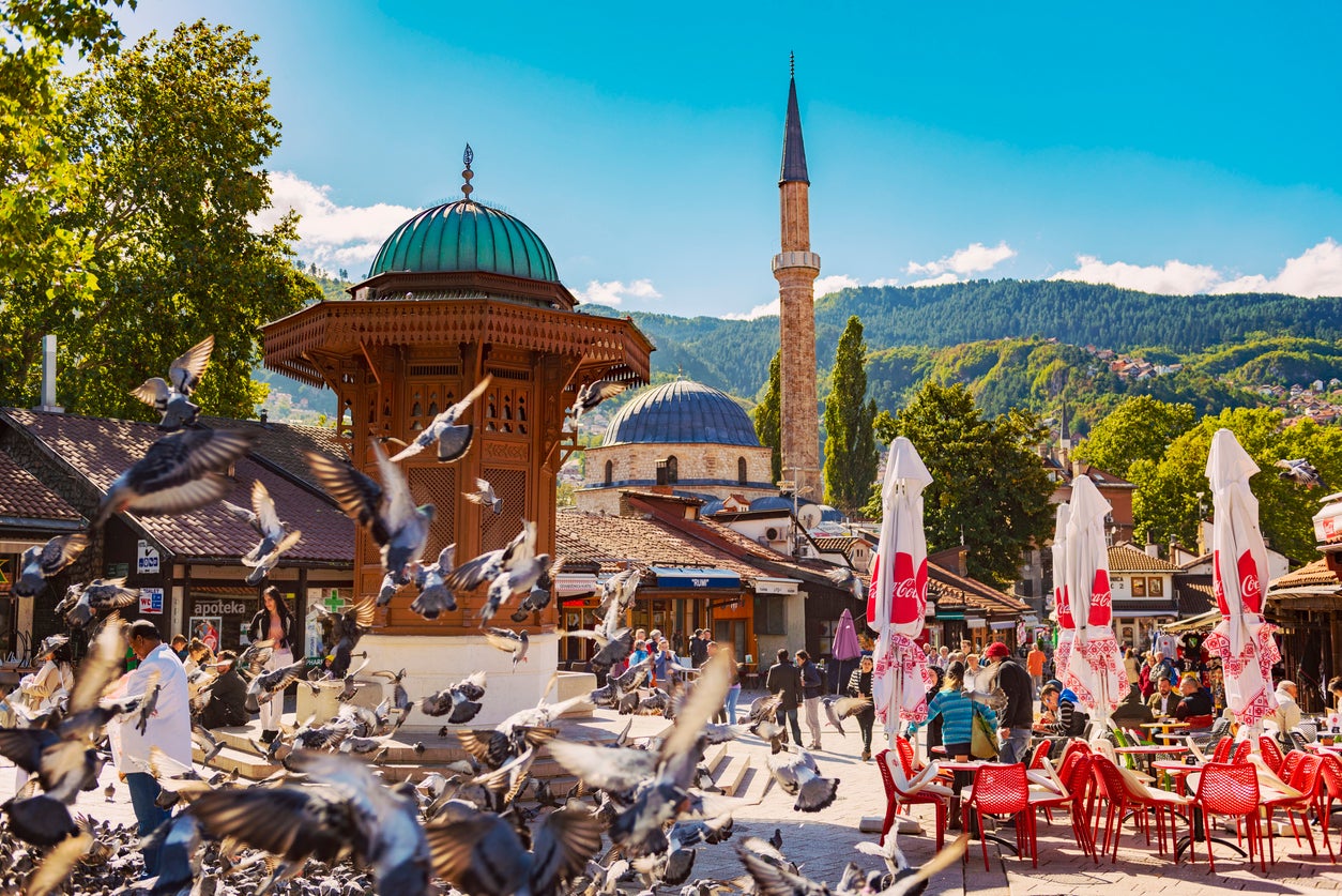 Sebilj fountain at Baščaršija, Sarajevo