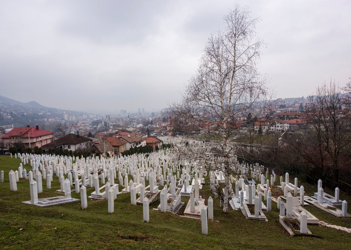 Kovači War Memorial and cemetery in Sarajevo