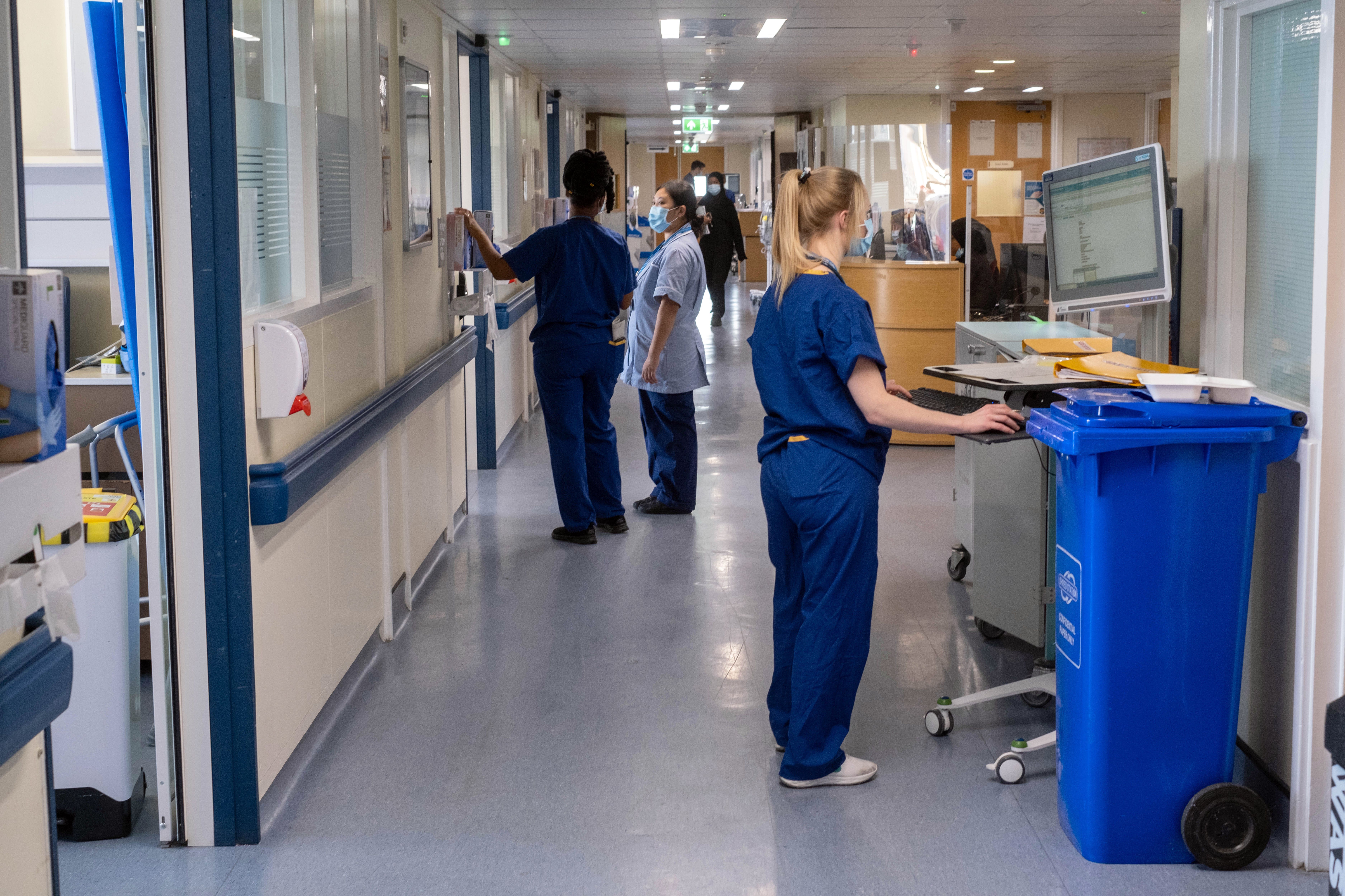 Staff including nurses in Scotland have announced a pause to strike action as negotiations continue (Jeff Moore/PA)