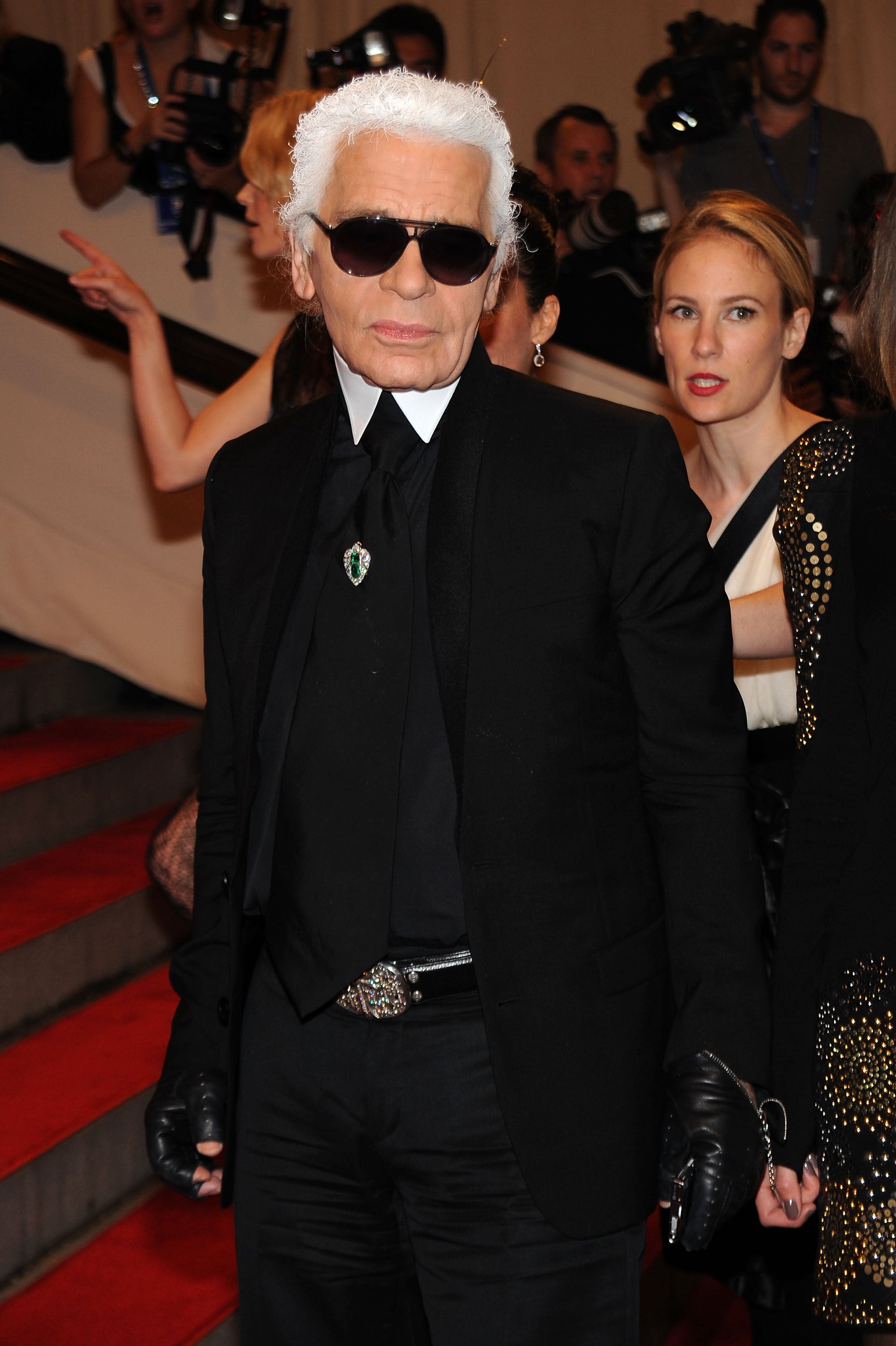 Lagerfeld also attended the 2010 Met Gala