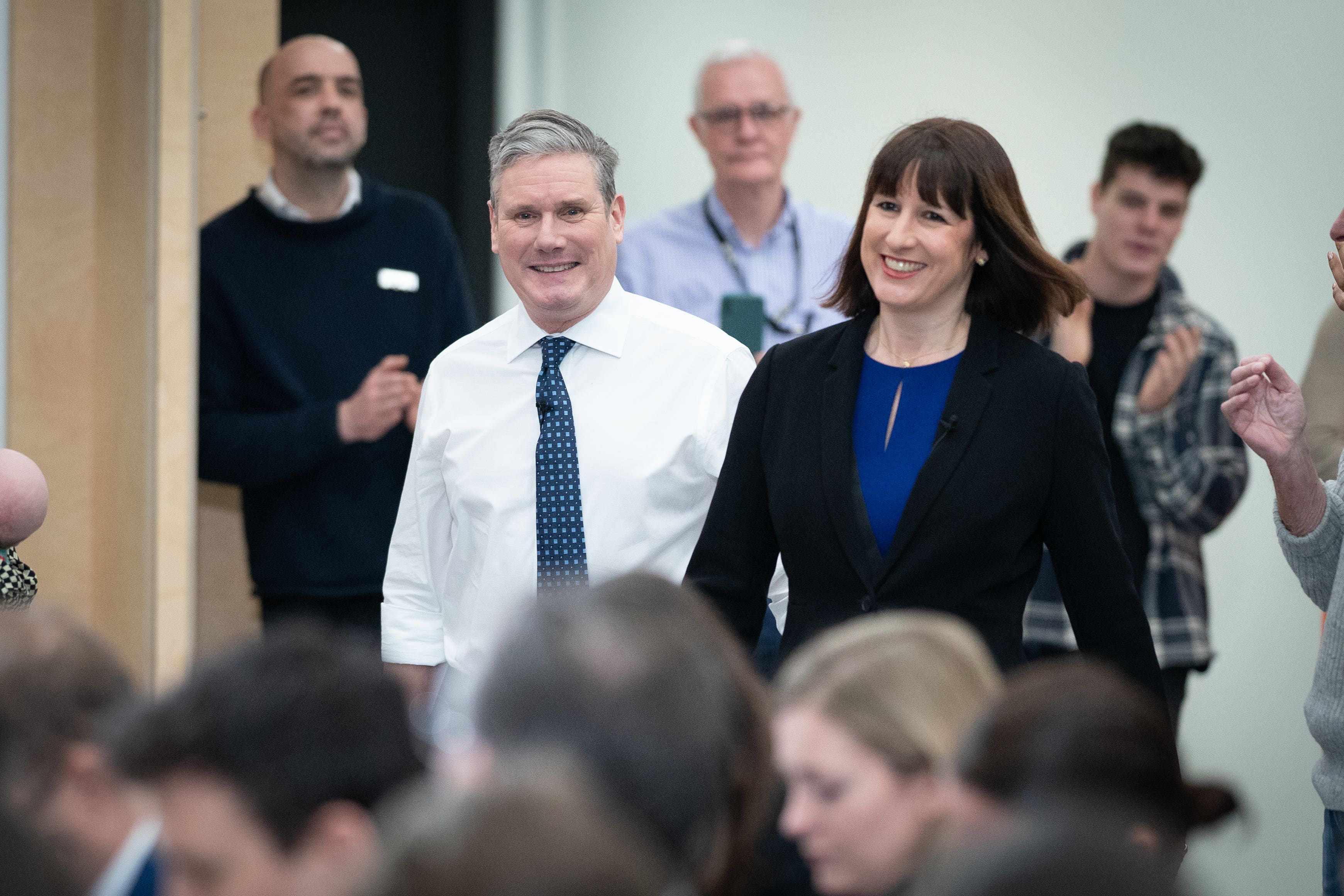 Labour leader Sir Keir Starmer and shadow chancellor Rachel Reeves (Stefan Rousseau/PA)