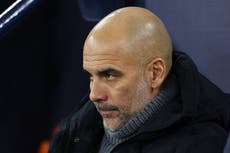 Pep Guardiola takes blame for Man City’s misfiring attack