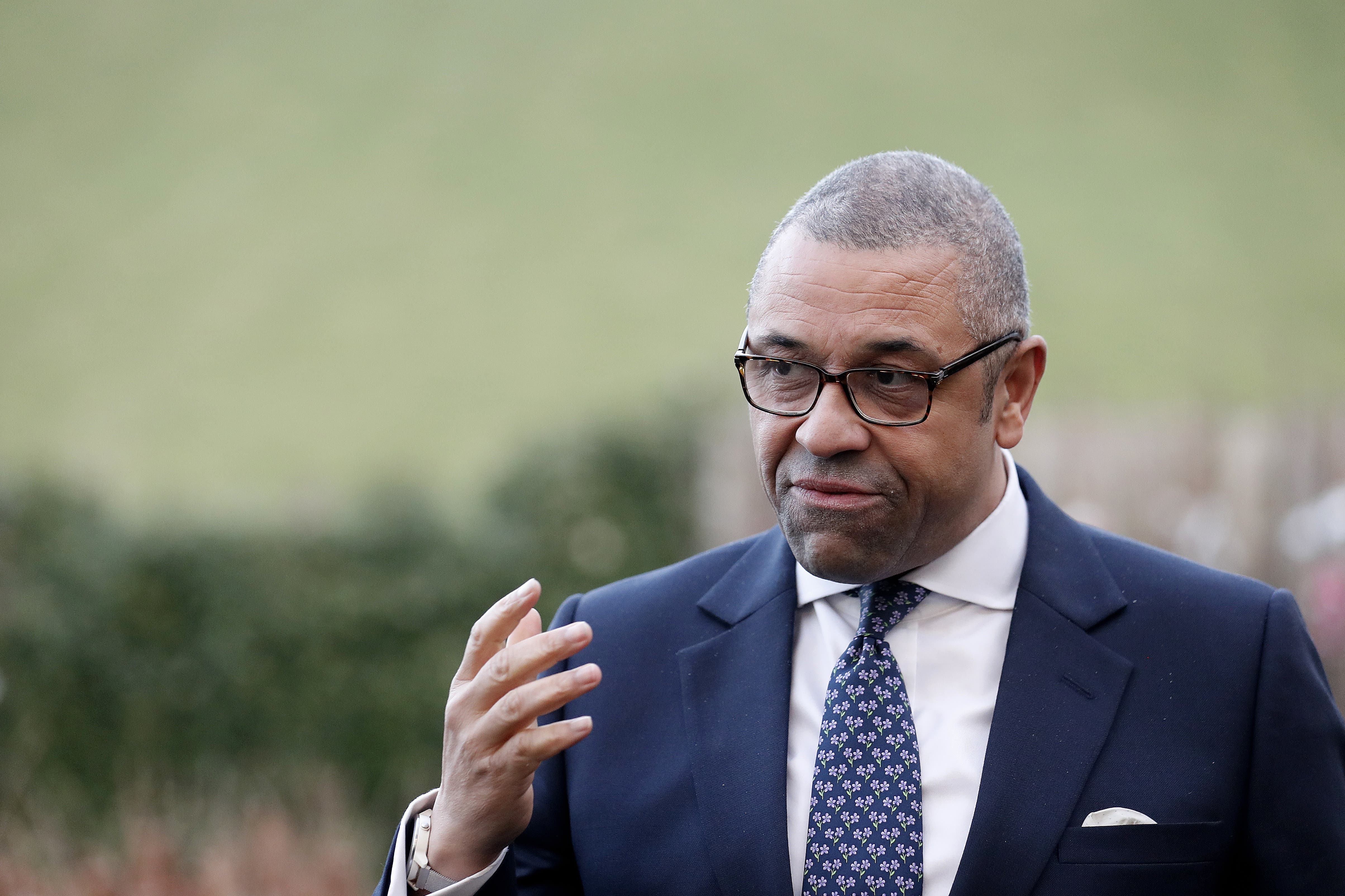 Foreign Secretary James Cleverly (Peter Morrison/PA)