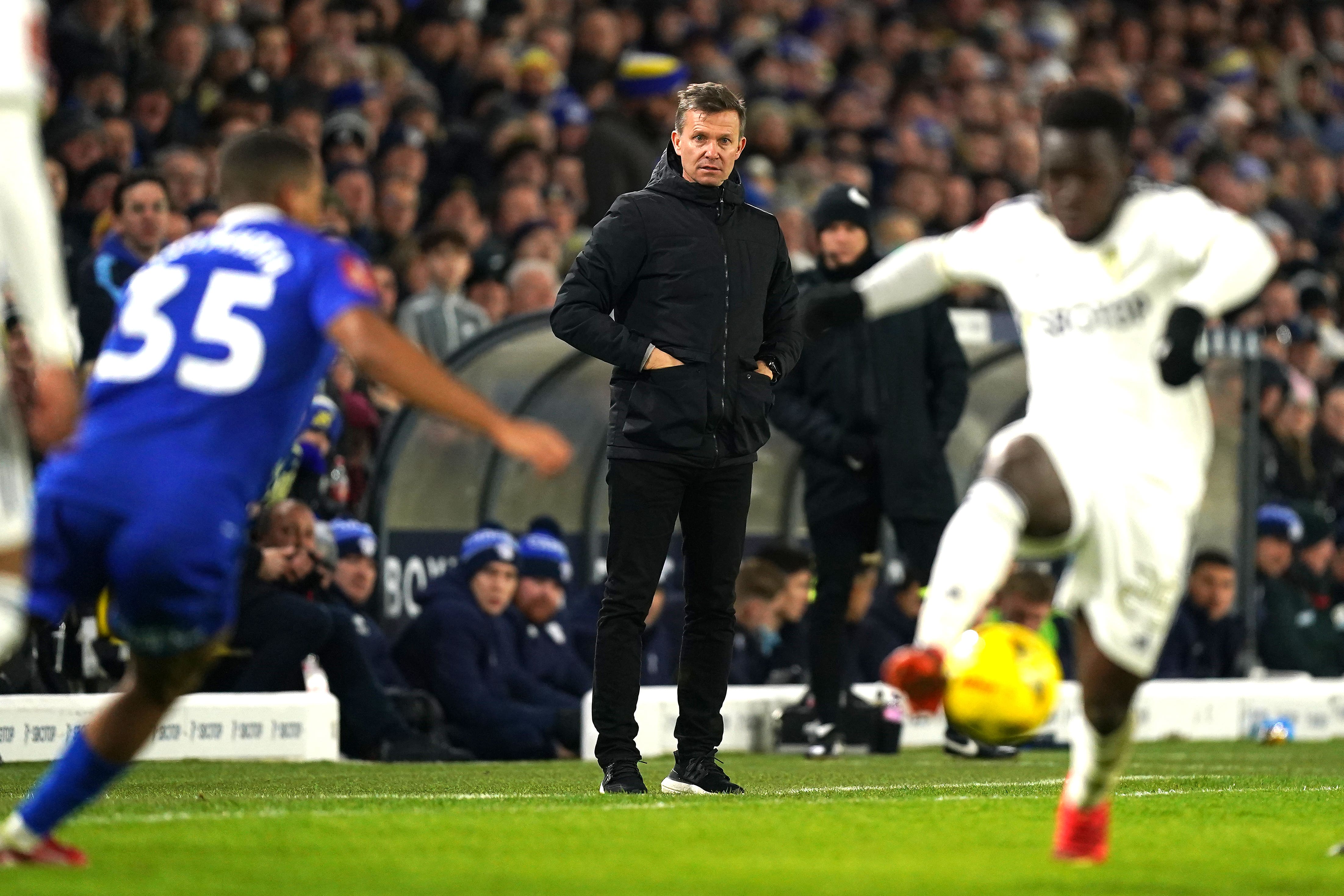 Jesse Marsch talked up Wilfried Gnonto after Leeds’ win over Cardiff (Mike Egerton/PA)