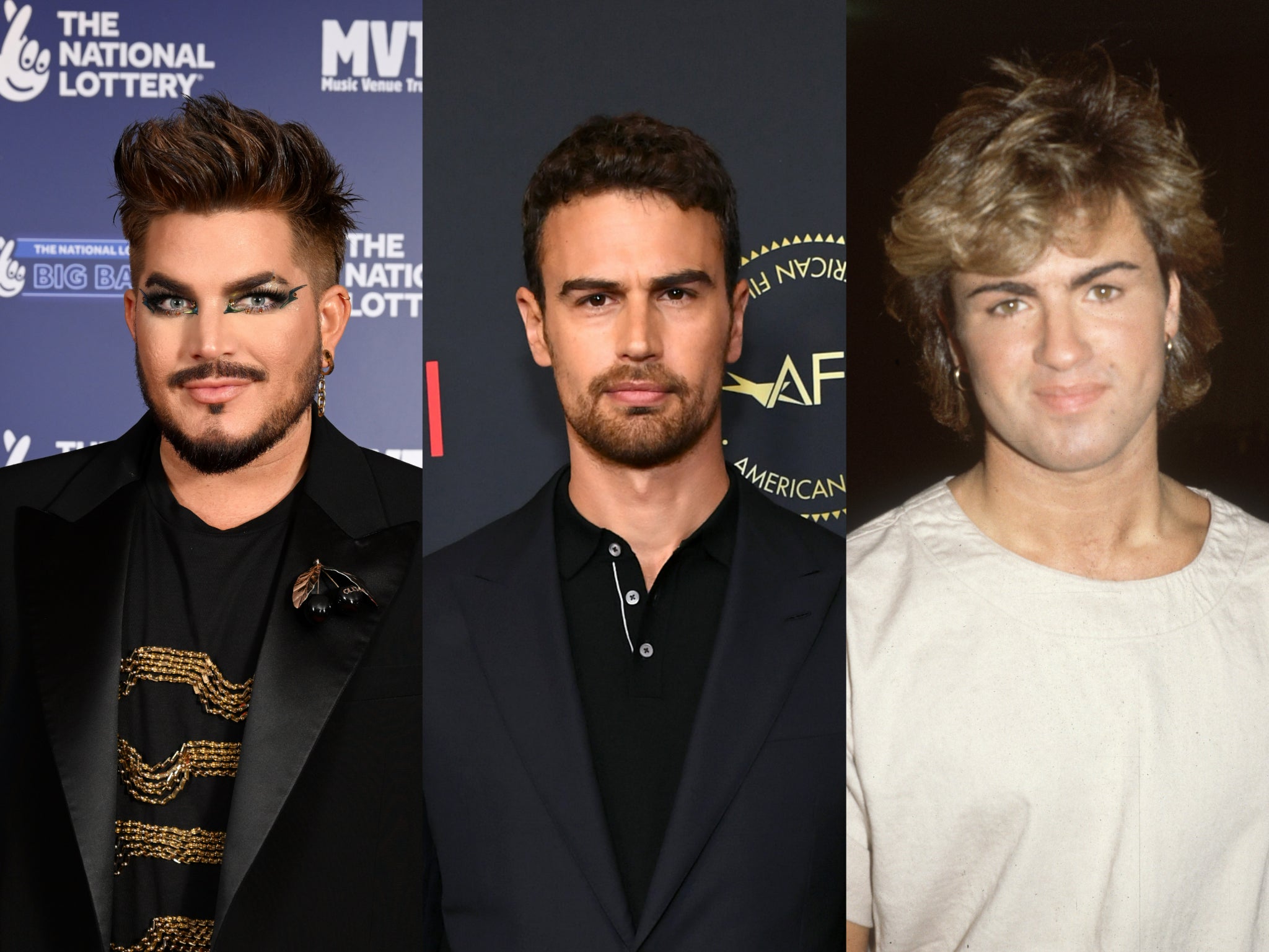 Adam Lambert, Theo James, George Michael