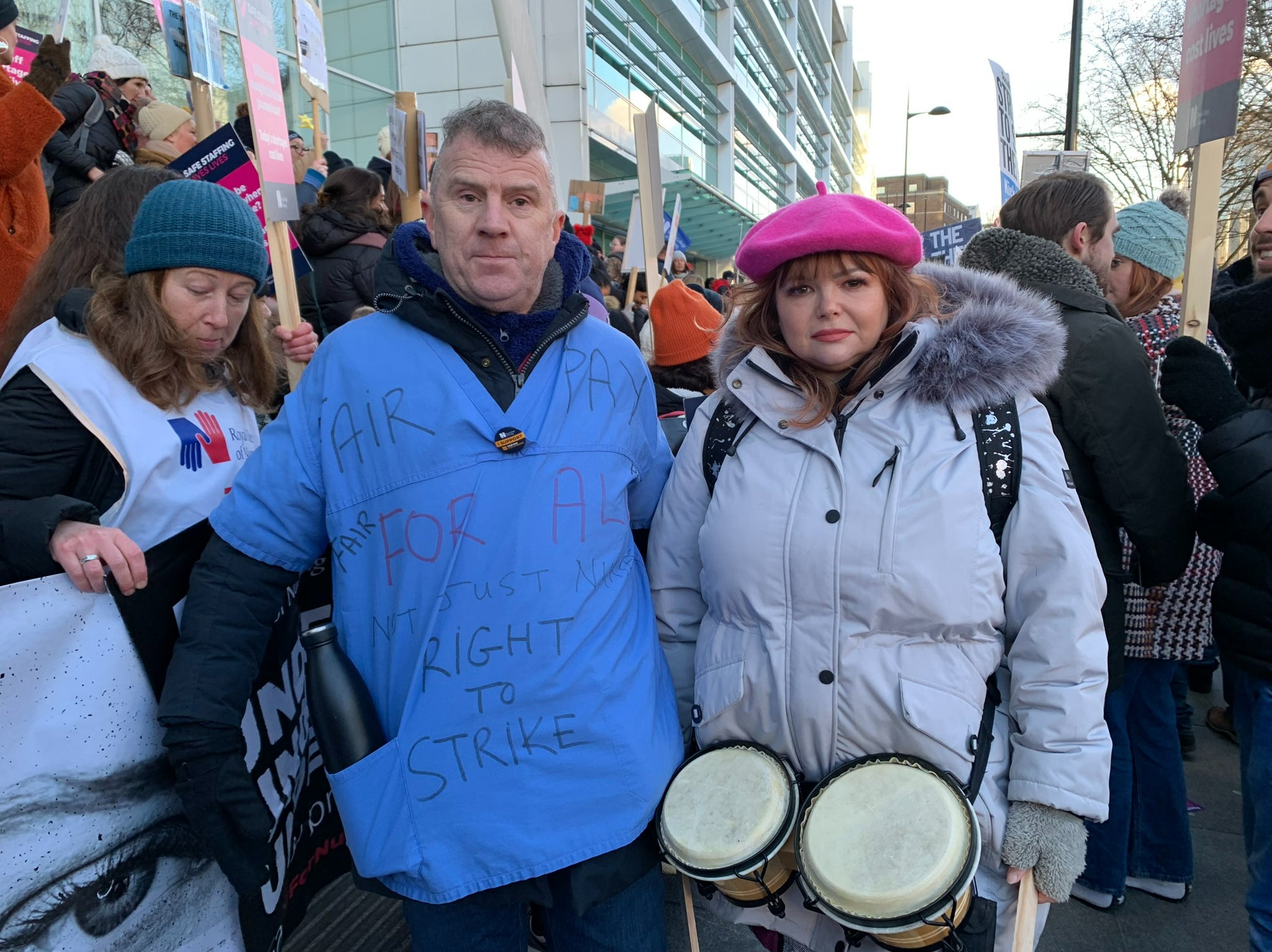 Darragh O’Neill (left) accused the health secretary of ‘talking through his a***’