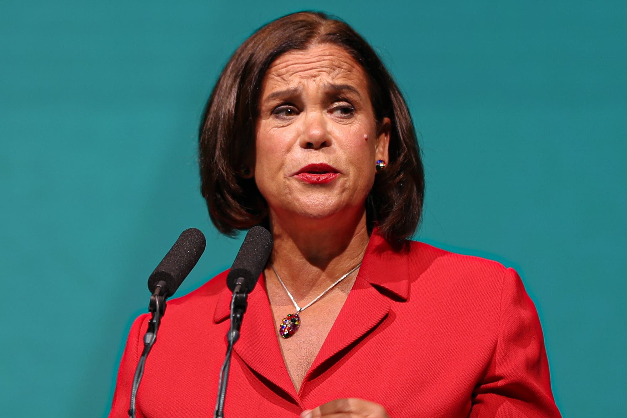 Sinn Fein leader Mary Lou McDonald (PA)