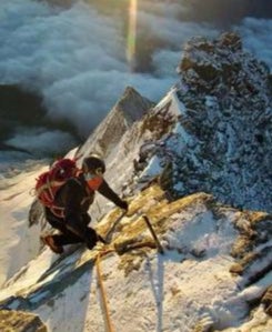 The actor loves mountain-climbing, his family say