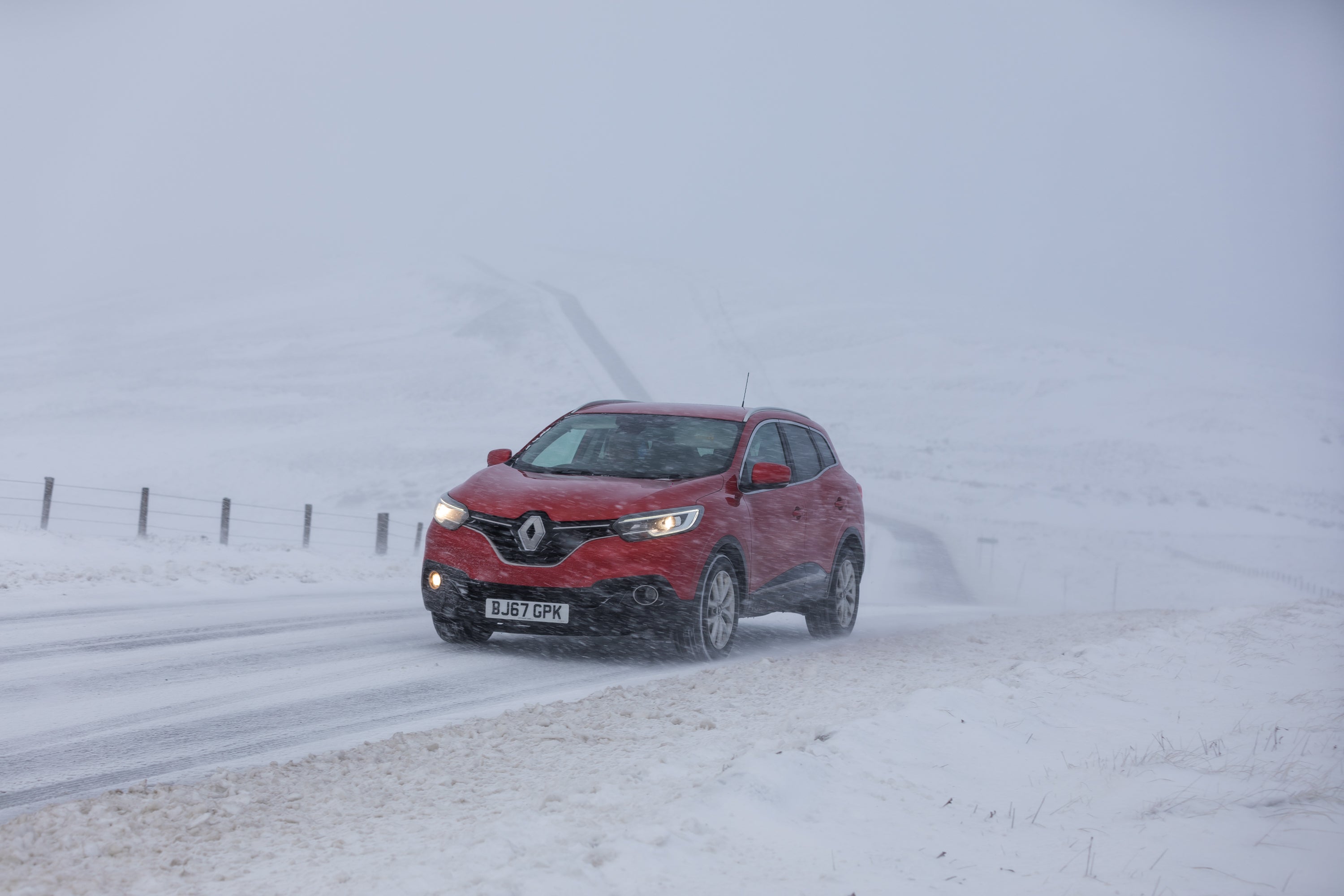 Access roads to the Lecht Ski Centre in the Cairngorms were blocked on Friday morning