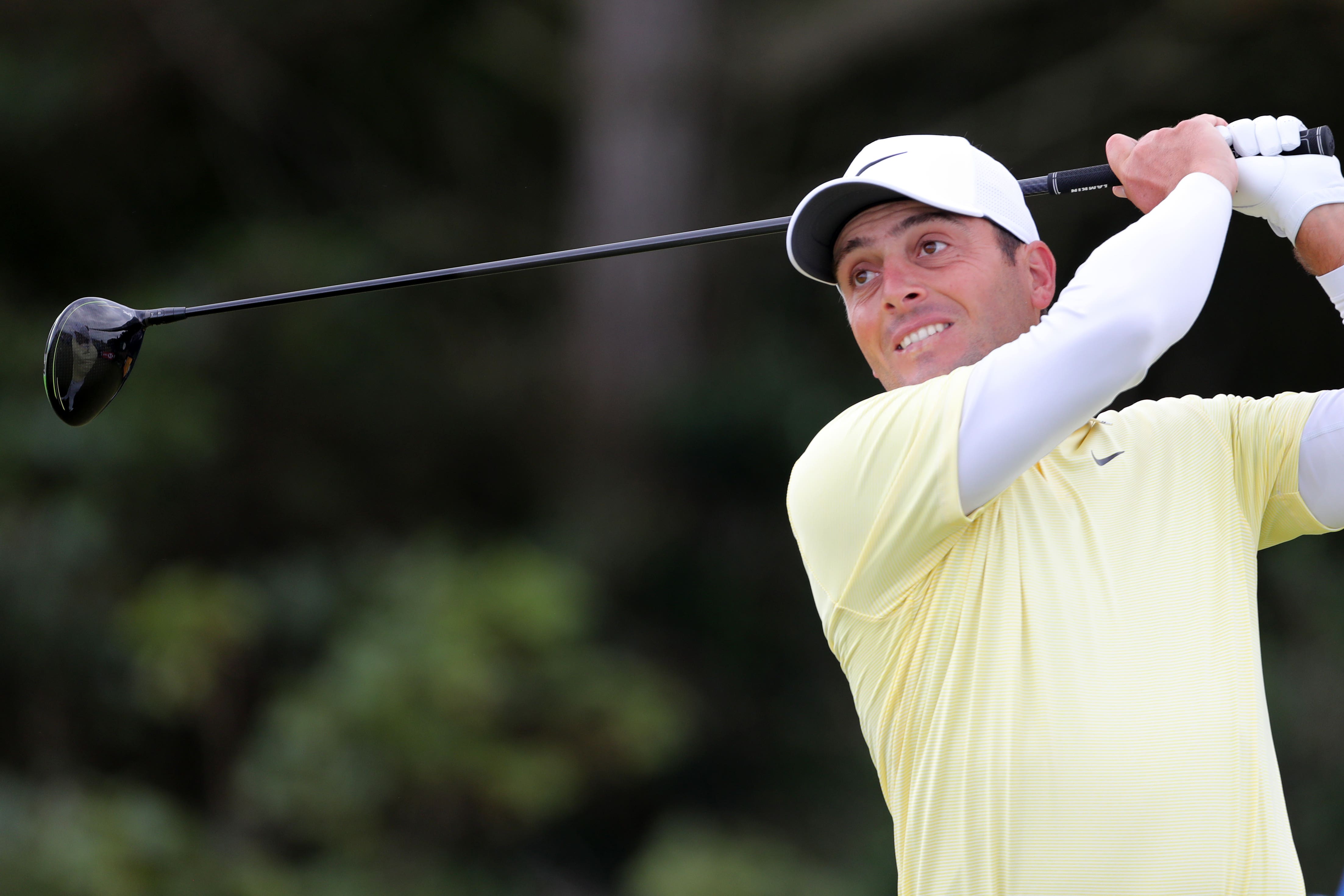 Francesco Molinari claimed a share of the halfway lead in the Abu Dhabi HSBC Championship (Richard Sellers/PA)