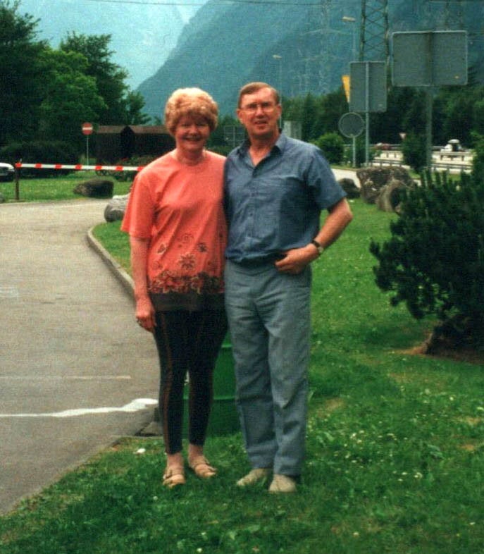 Irma Barnett and her husband Arthur Hepple