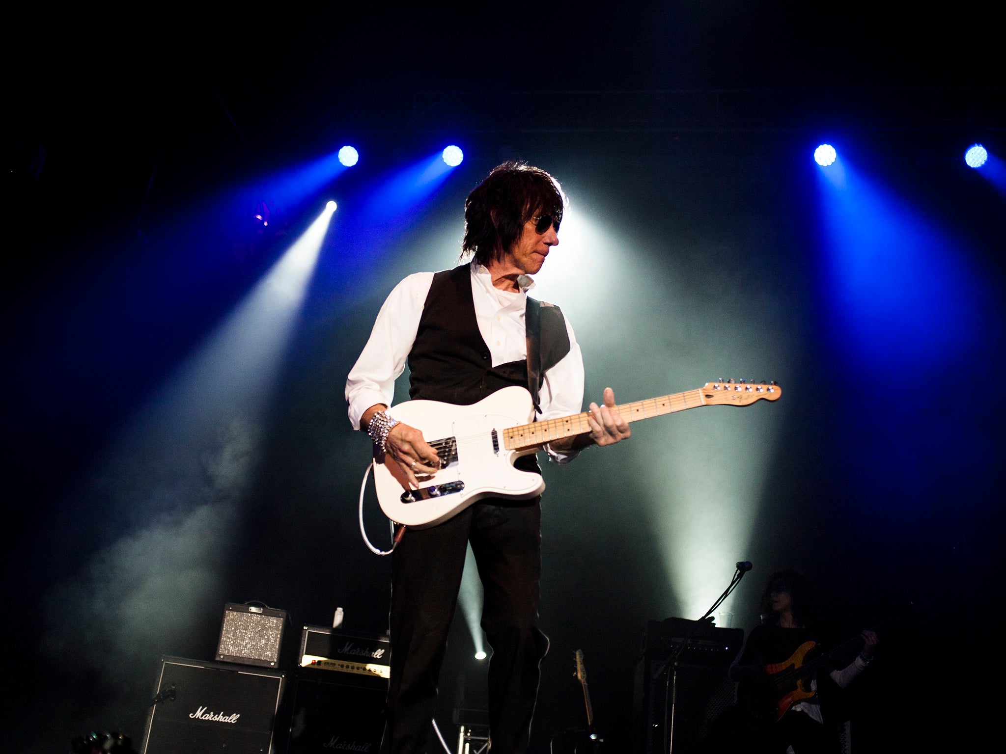 Beck performing at Bluesfest in Byron Bay in 2014