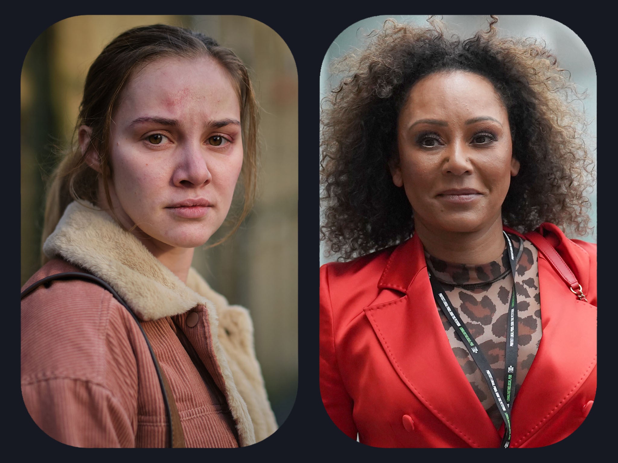 Mollie Winnard as Joanna in ‘Happy Valley’ and Mel B