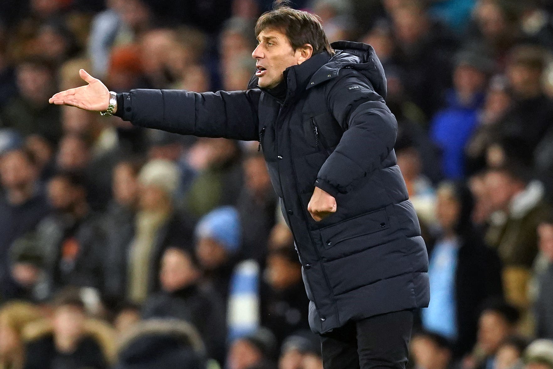 Antonio Conte has reiterated his calls for patience at Tottenham (Martin Rickett/PA)