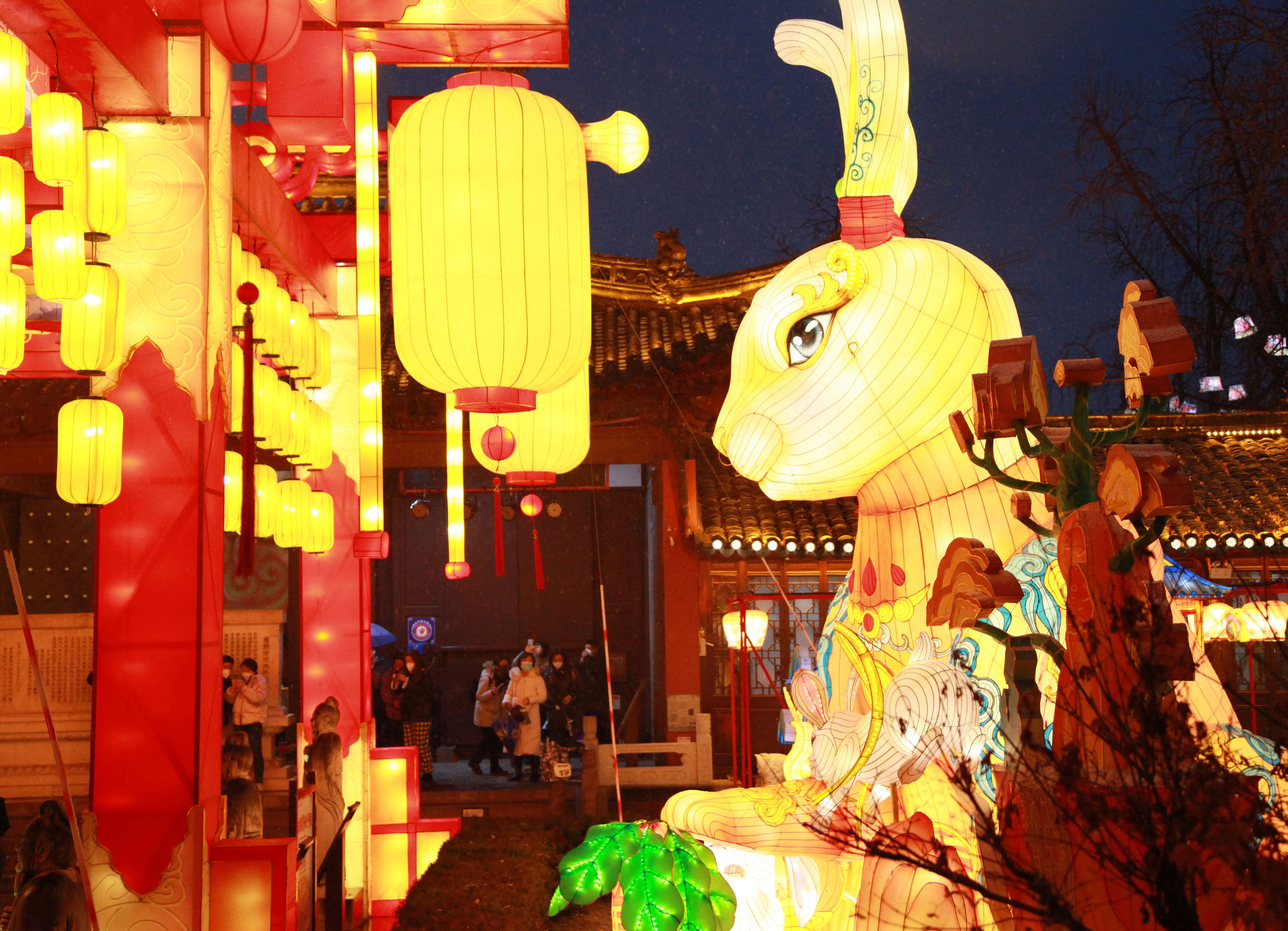 A rabbit decoration in Nanjing, China