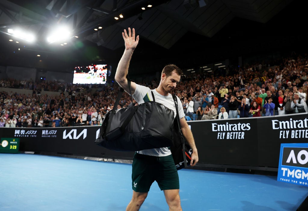 Murray waves goodbye to the Australian Open