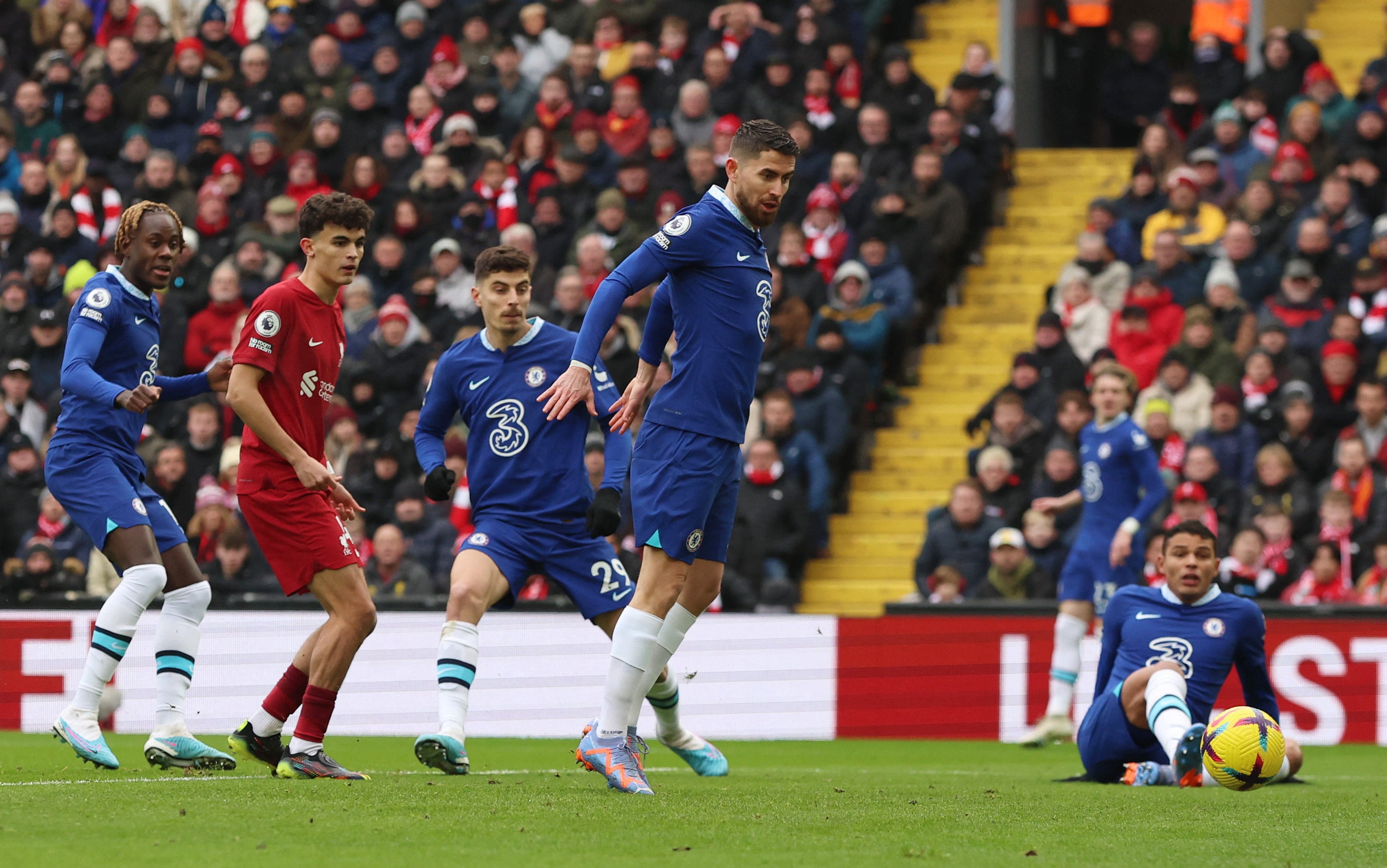 Havertz’s early goal was disallowed for Chelsea