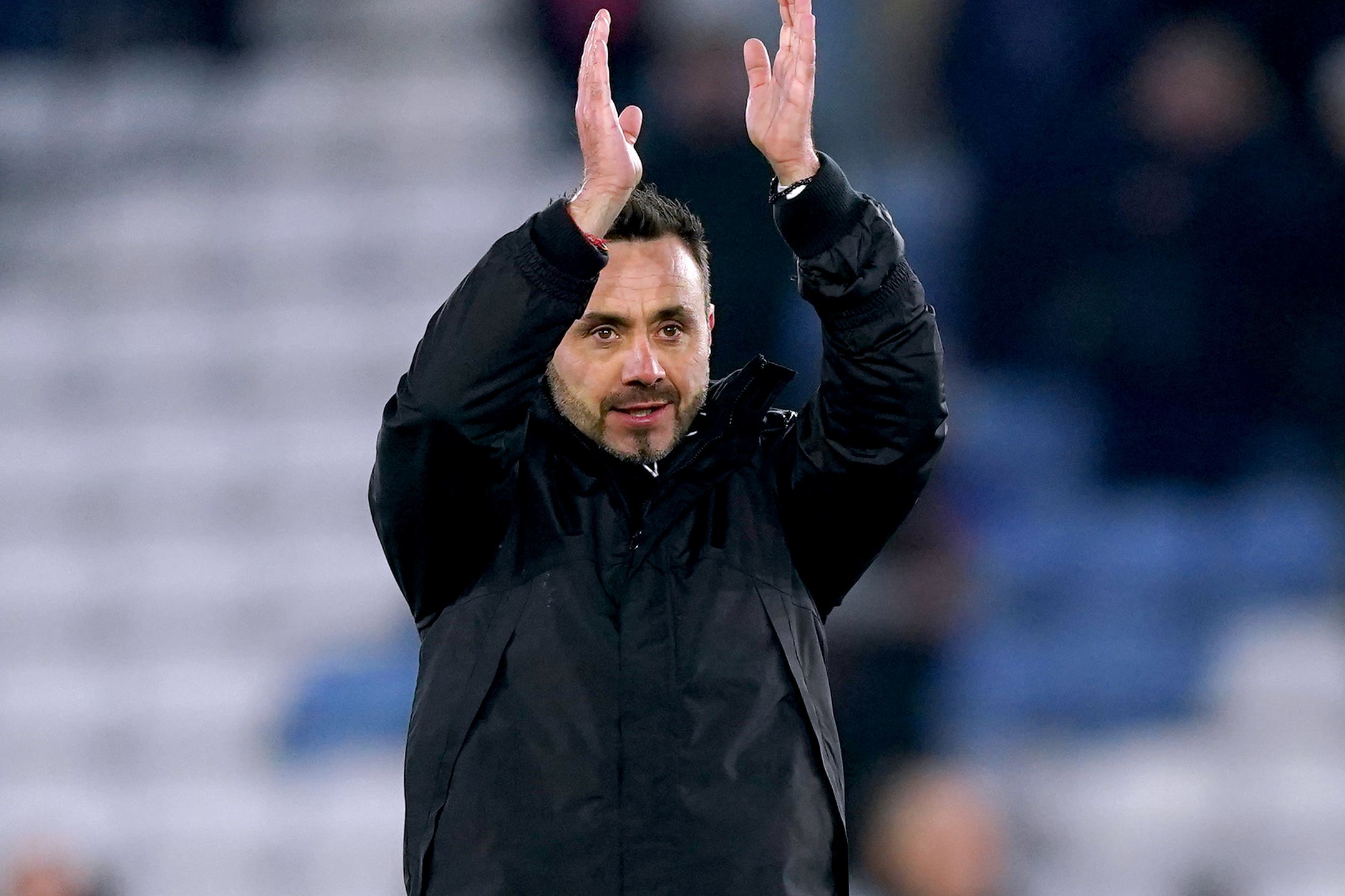 Roberto De Zerbi (pictured) felt Brighton should have had a penalty after Luke Thomas tripped Danny Welbeck (Mike Egerton/PA)