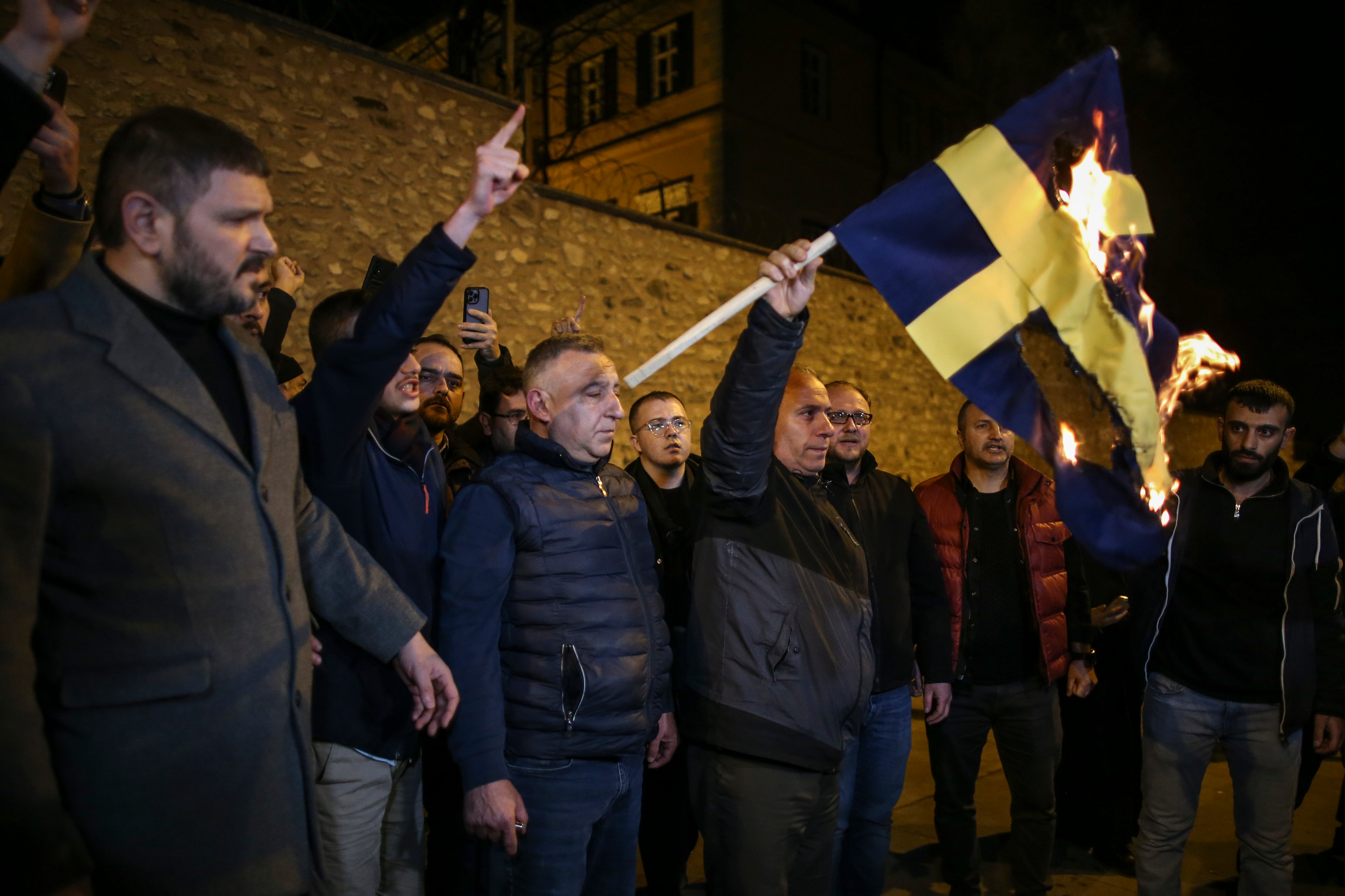 Turkey Sweden Protest