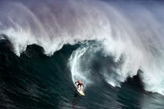 Huge waves bring Hawaii surf contest The Eddie after hiatus