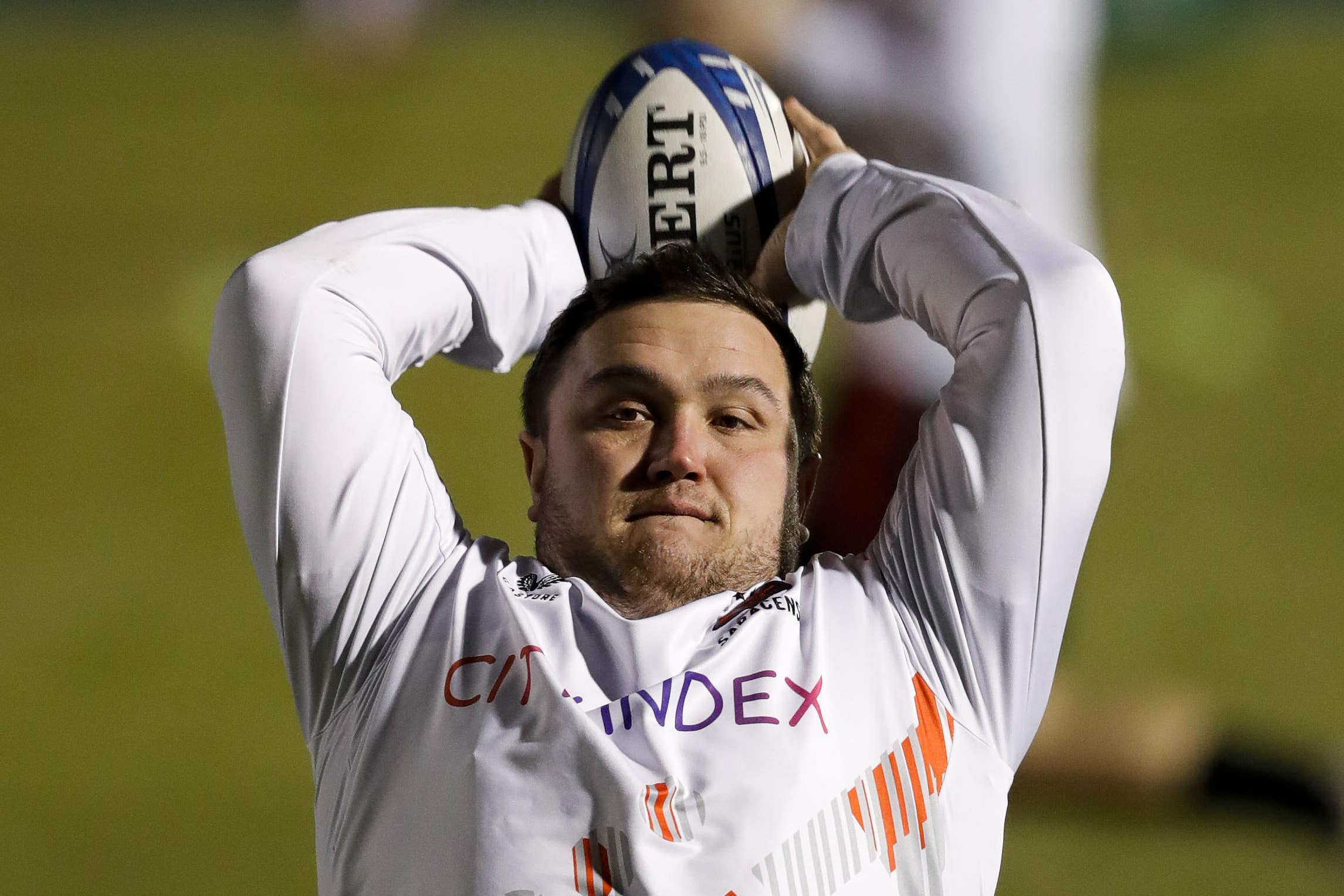 Jamie George went off against Edinburgh (Ben Whitley/PA)