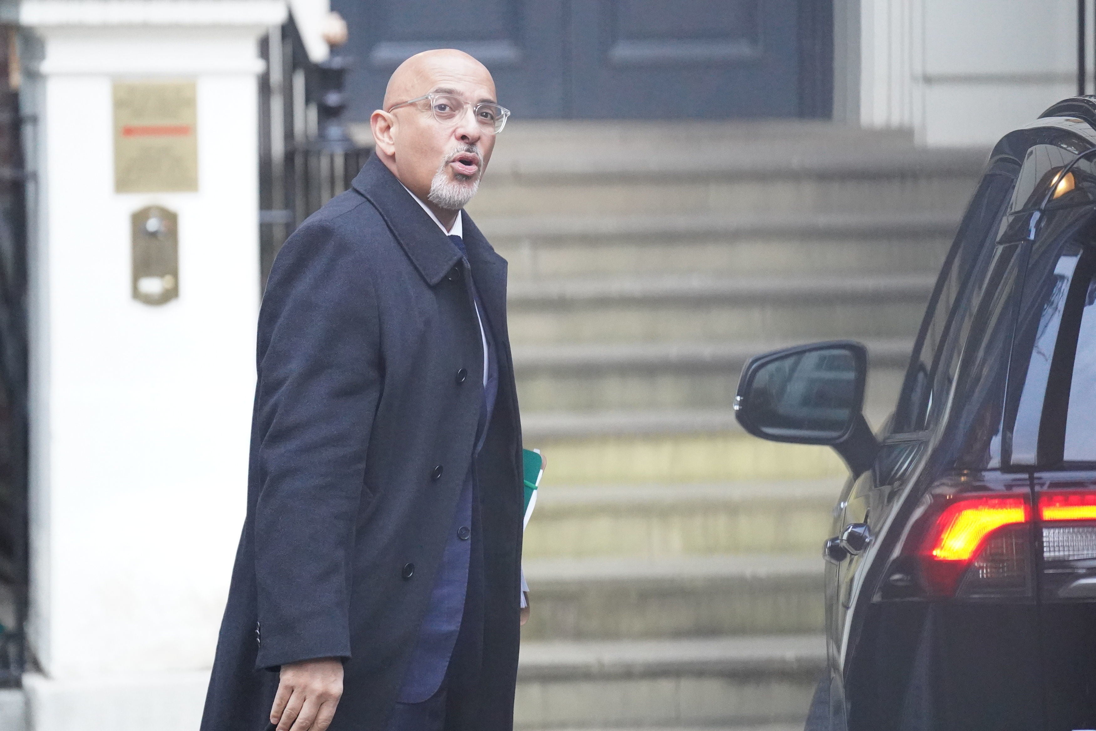 Nadhim Zahawi heads into CCHQ on Monday