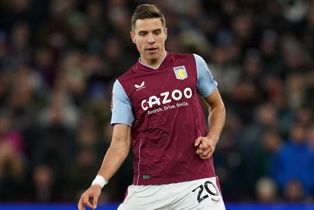 Jan Bednarek rarely featured for Aston Villa (Nick Potts/PA)