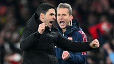 Mikel Arteta praises Arsenal’s ‘extraordinary’ first half of season after Man United win