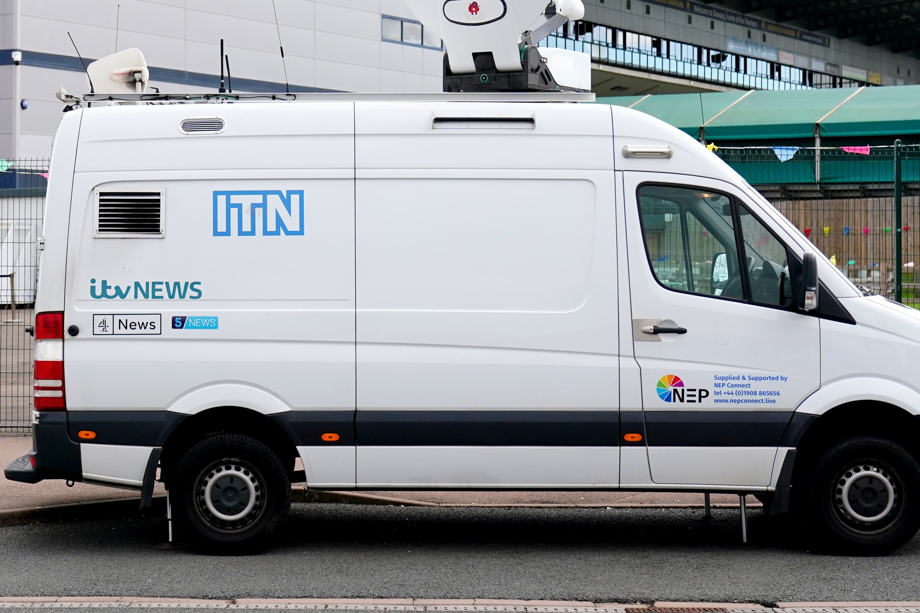 An ITN van (David Davies/PA)