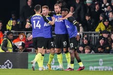 Harry Kane equals Jimmy Greaves’ Tottenham scoring record with opener at Fulham