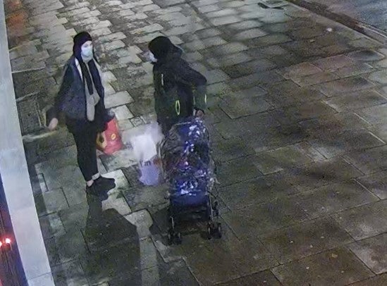 The family was spotted in an East London street on 7 January