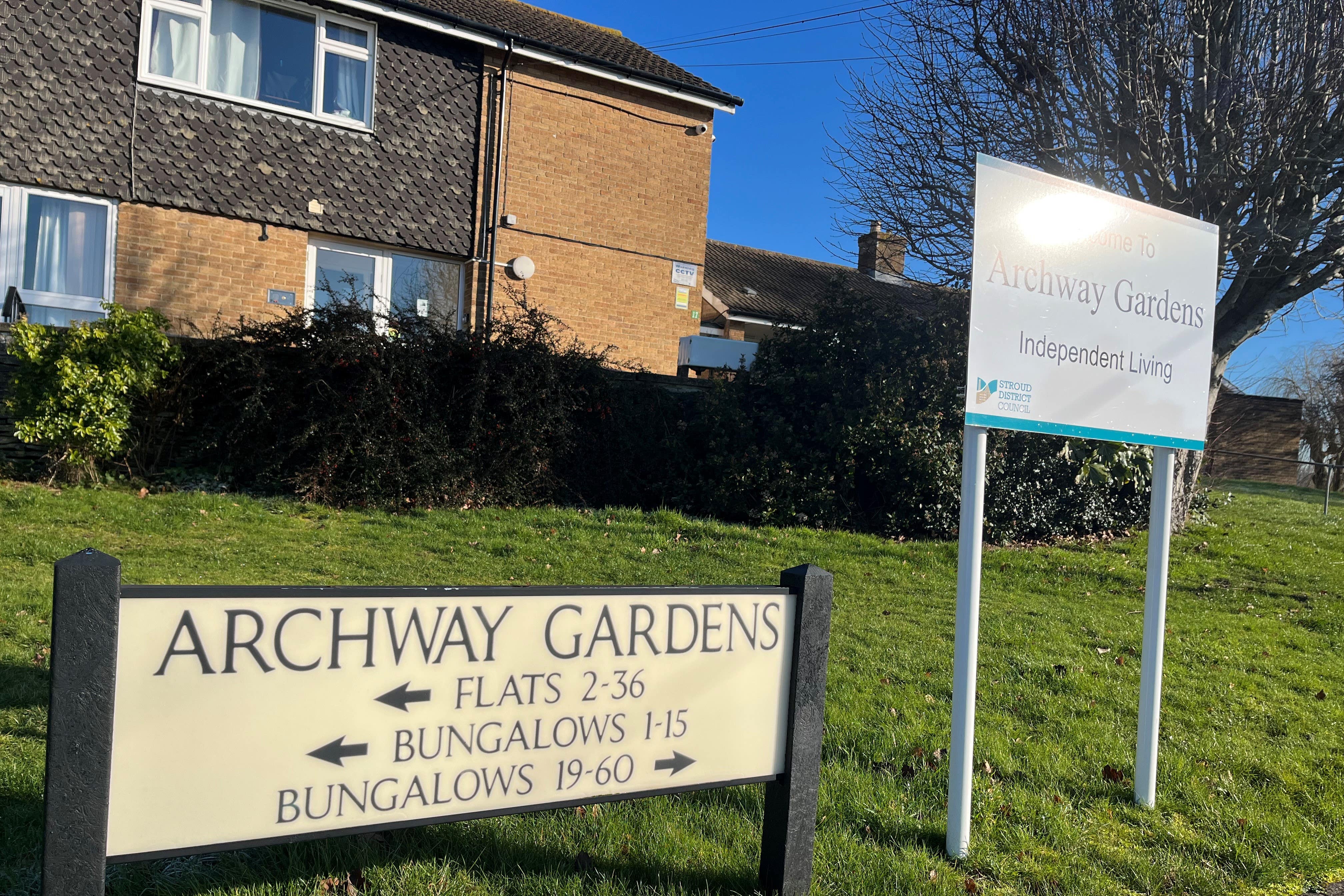 General view of Archway Gardens in Paganhill, Stroud (Rod Minchin/PA)