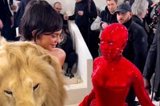Awkward interaction between Kylie Jenner and Doja Cat caught on film at Paris Fashion Week