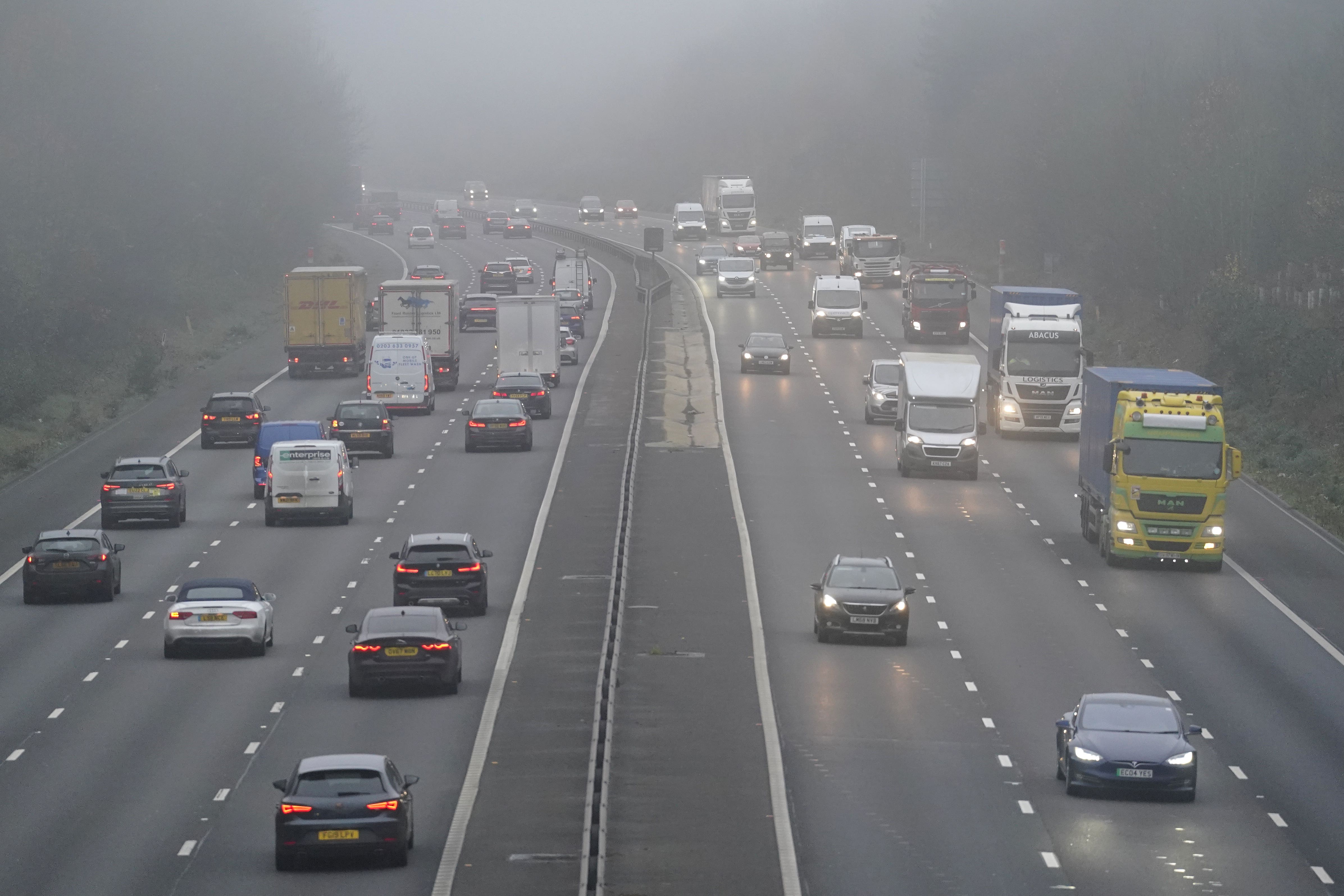 Flooding is expected and travel disruption is likely due to difficult weather conditions in southern England (Andrew Matthews/PA)