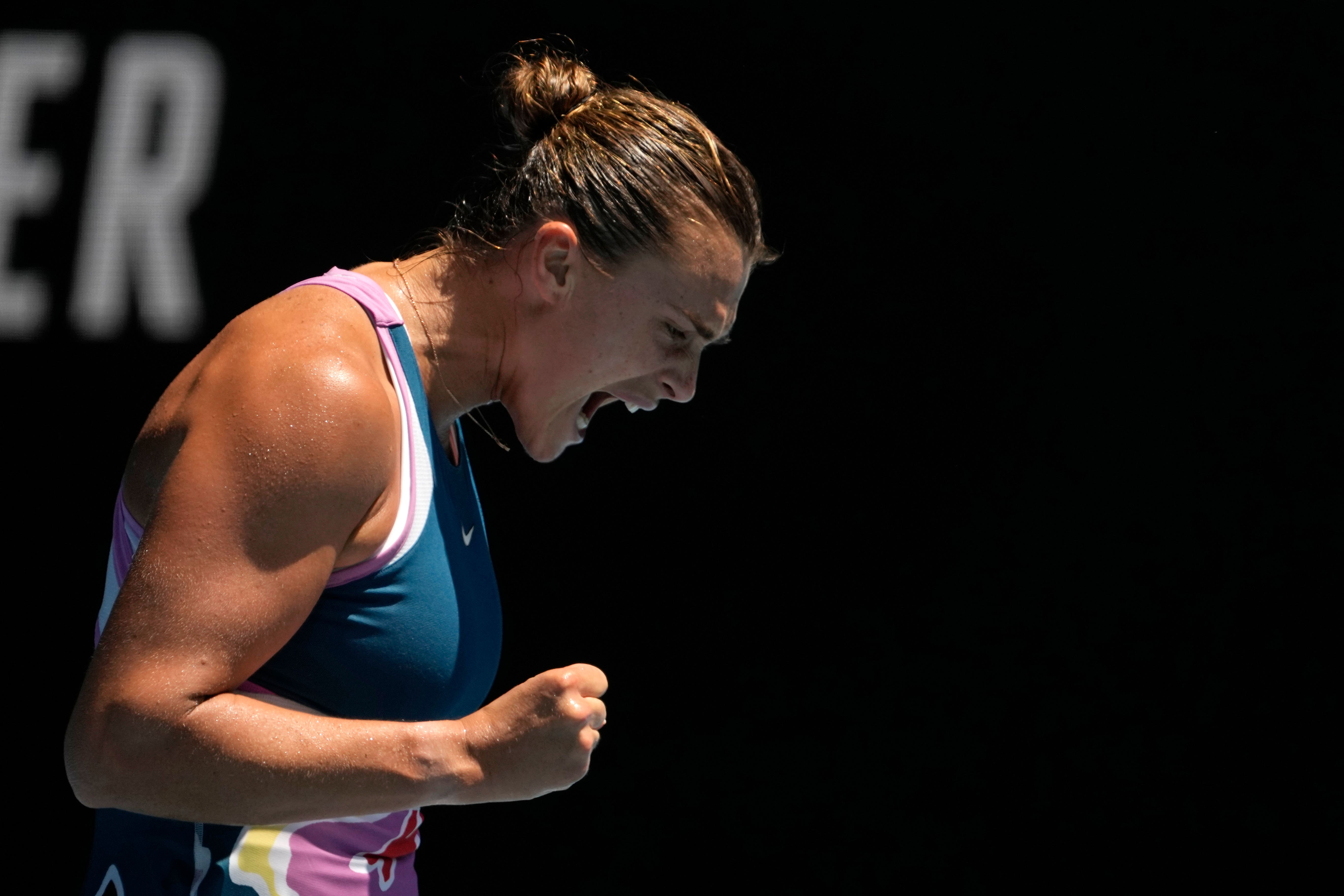 Arnya Sabalenka is through to the Australian Open semi-finals