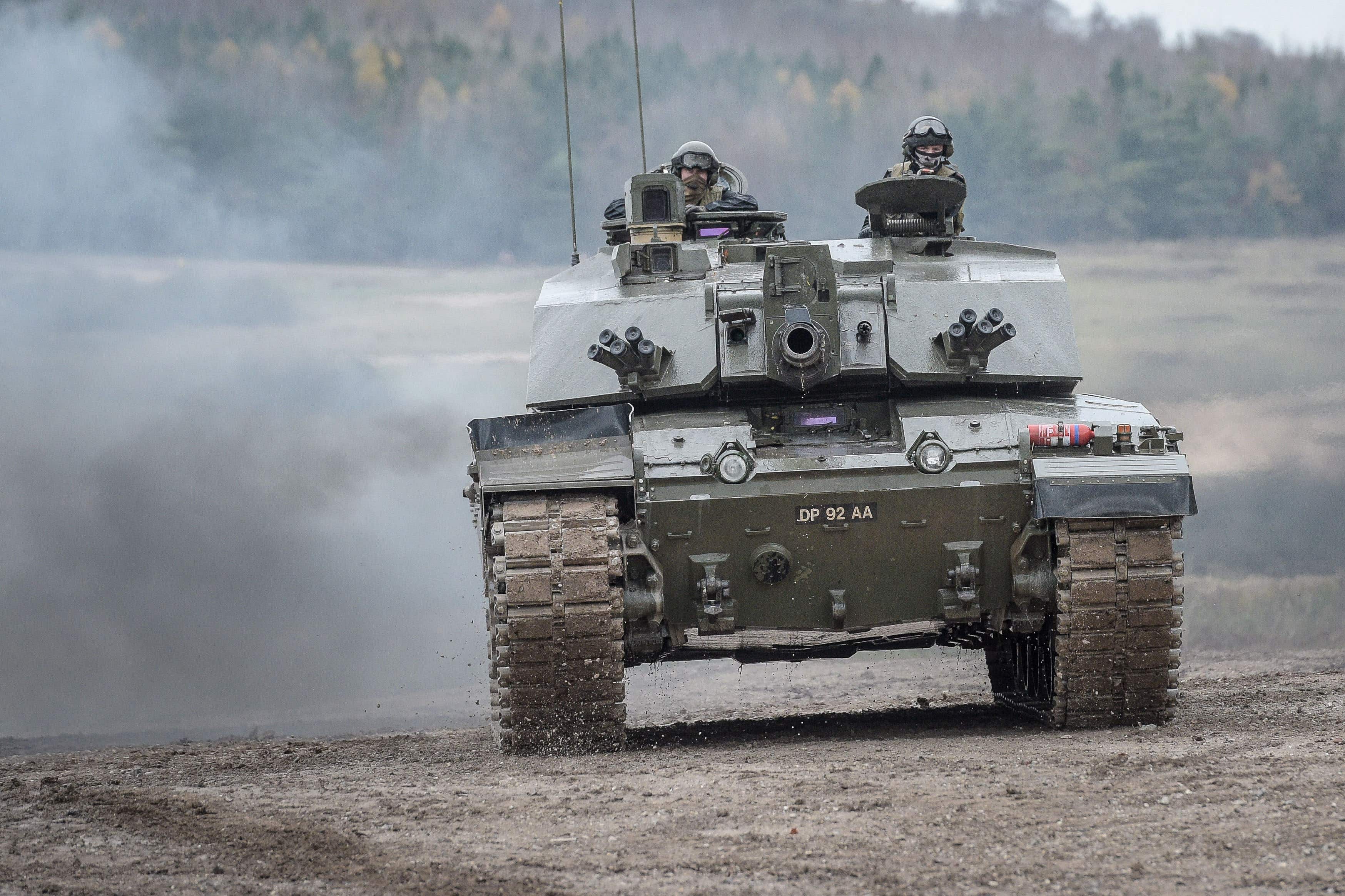 A Challenger 2 main battle tank (Ben Birchall/PA)