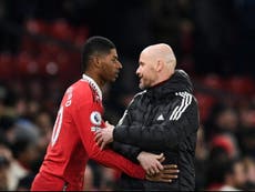 Erik ten Hag tells Marcus Rashford to reject PSG and make Manchester United great again