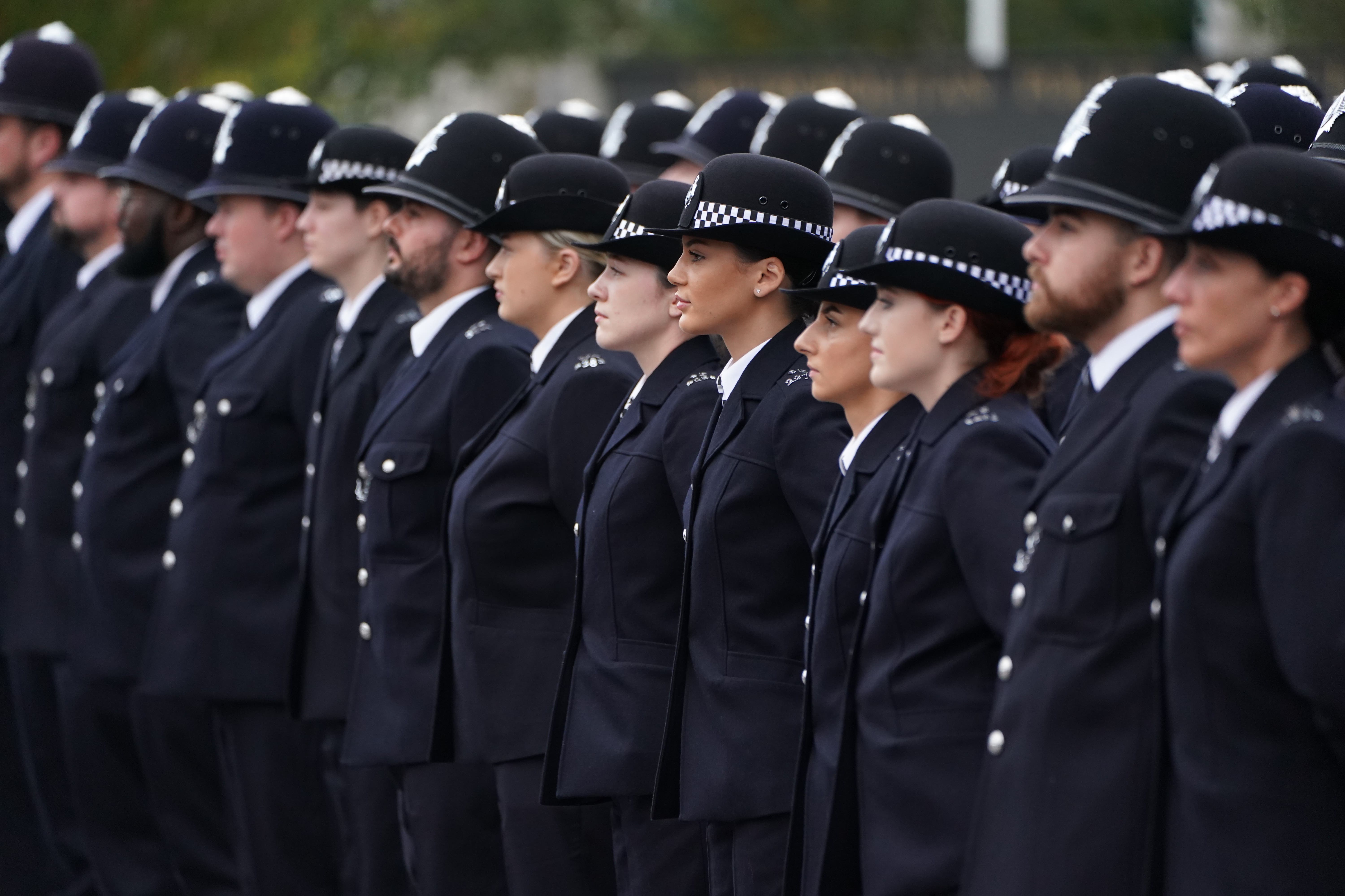 The Home Office expects to spend £3.6 billion on the police recruitment programme by March (Kirsty O’Connor/PA)