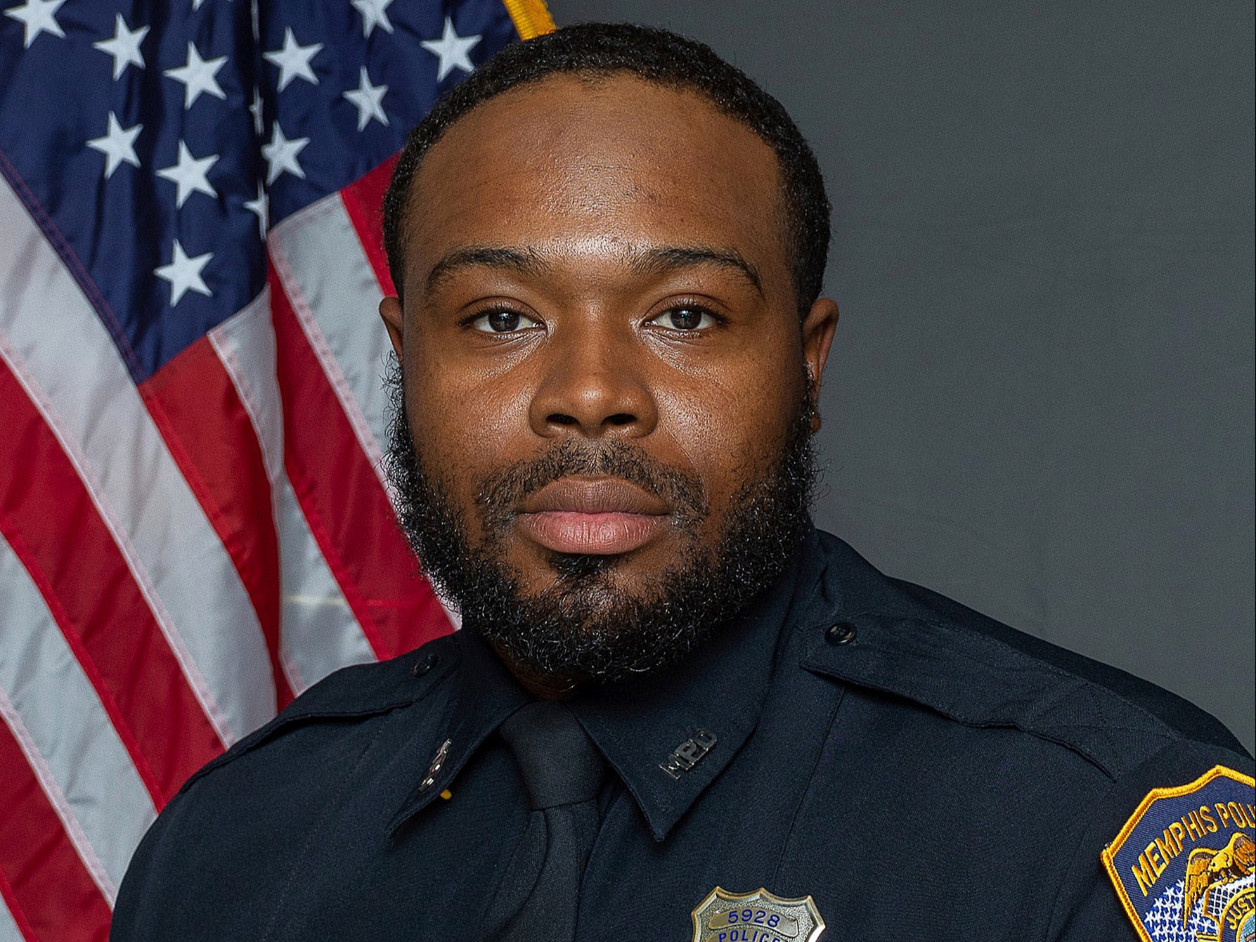 This image provided by the Memphis Police Department shows officer Demetrius Haley