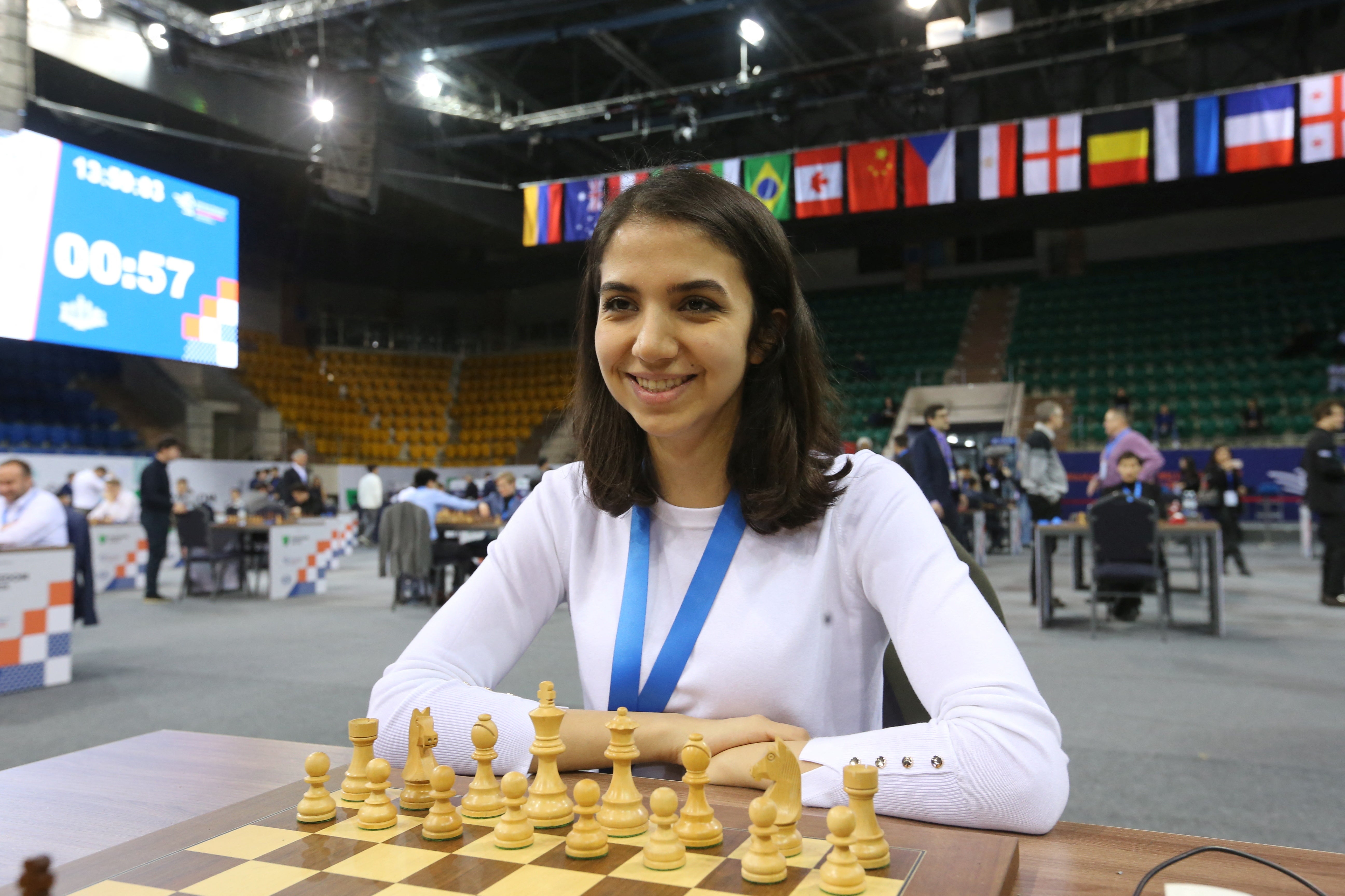 Khadem competed at her first international tournament in three years in December