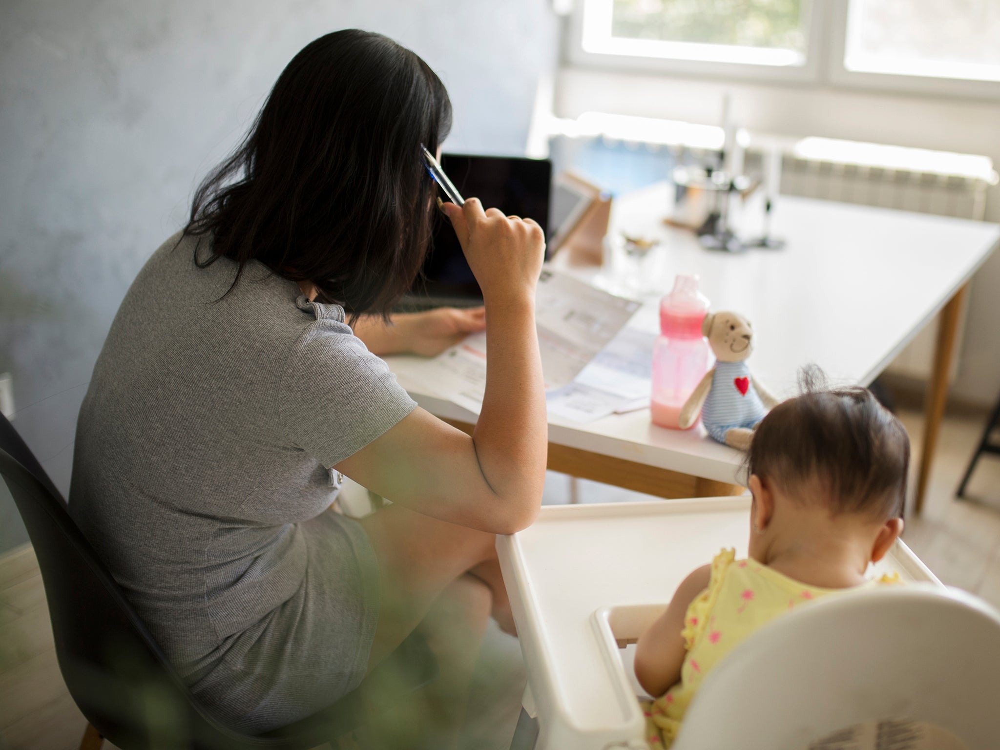 Close to 80 per cent of mothers work outside the home, yet they are are consistently paid less for their work