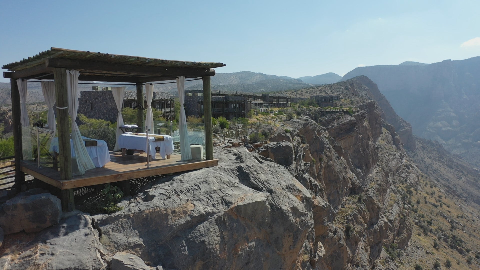 The secluded spots include five-star Alila Jabal Akhdar resort in Oman