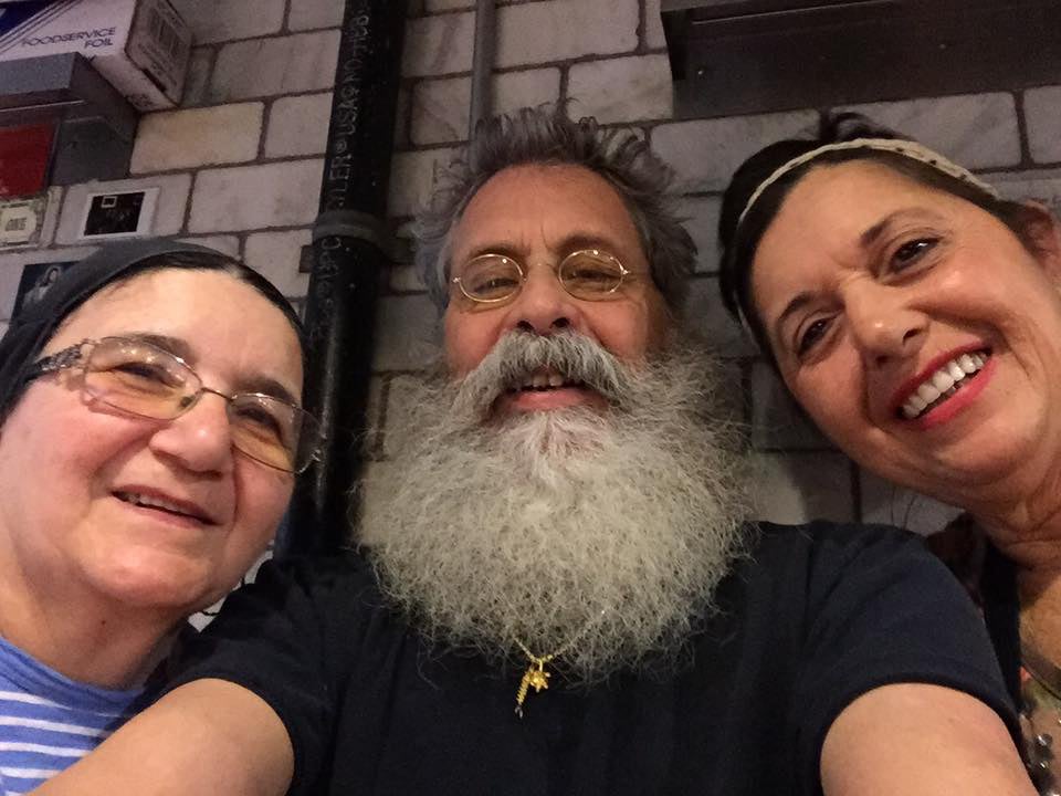 Joe Scaravella with Nonna Adelina Orazzo from Napoli and Nonna Christina Carrozza from Bergamo