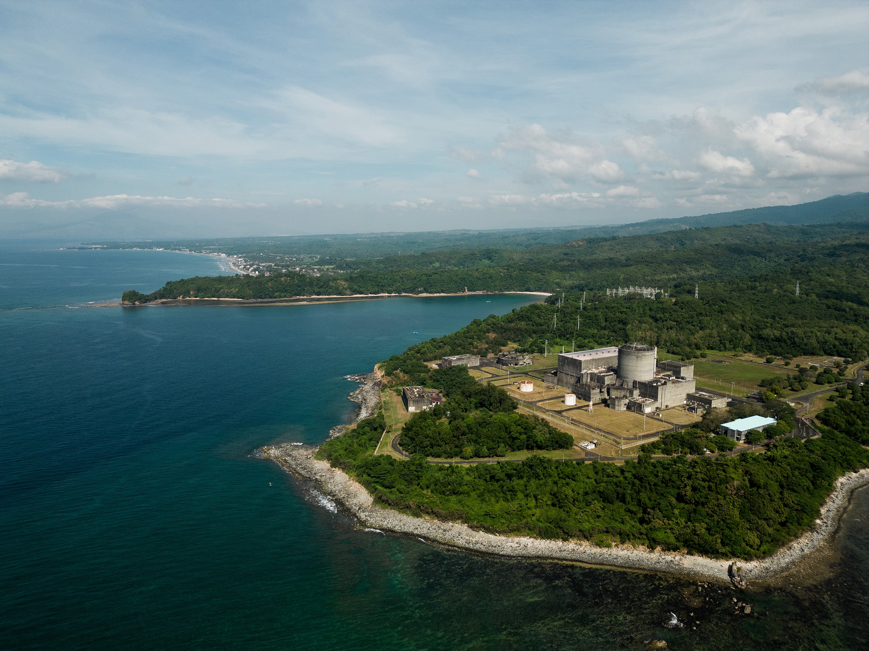 Work on the Bataan plant stopped in 1986